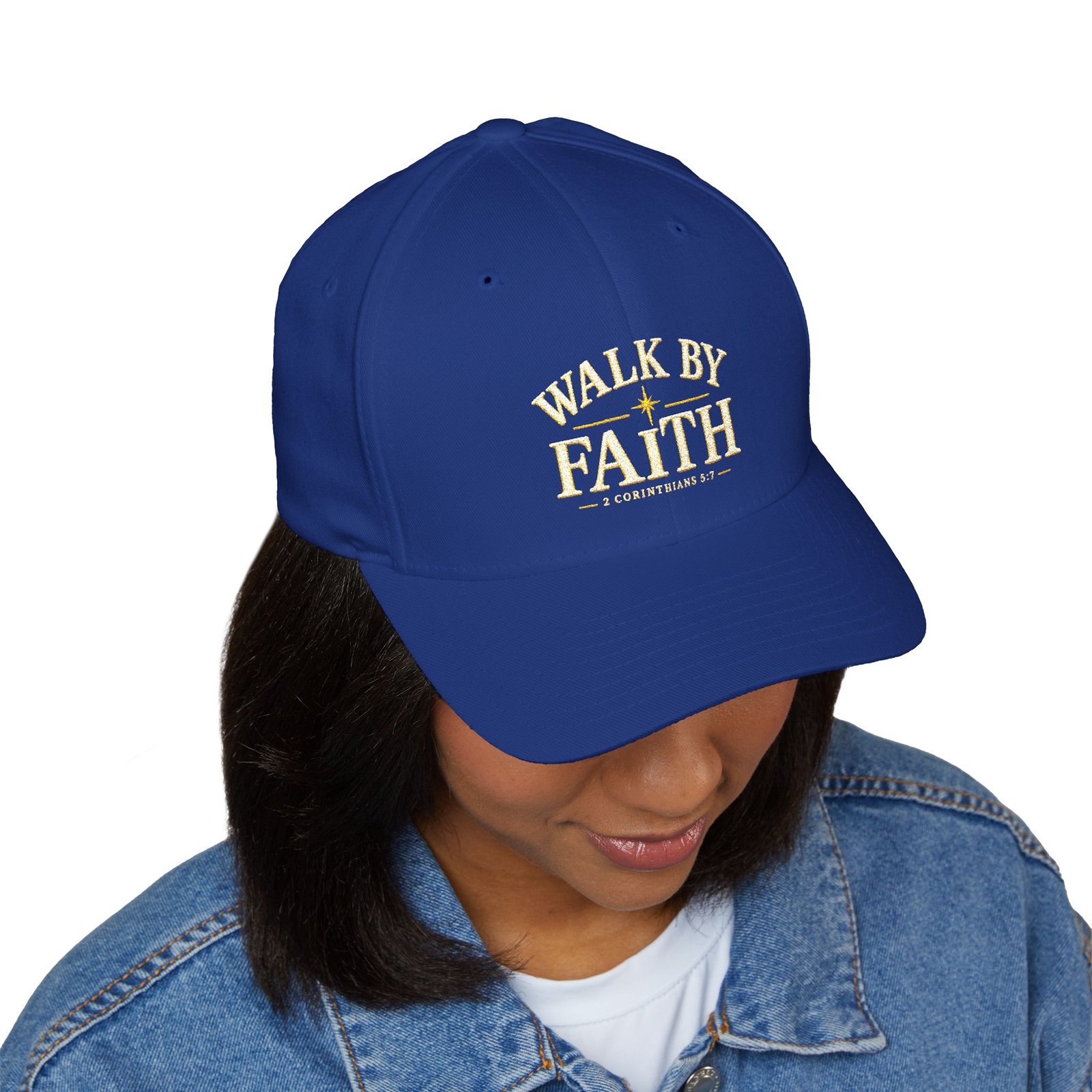 Walk By Faith Closed-Back Structured Cap - Image 35