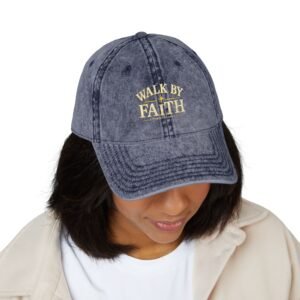 Walk By Faith Vintage Cap (Embroidery)