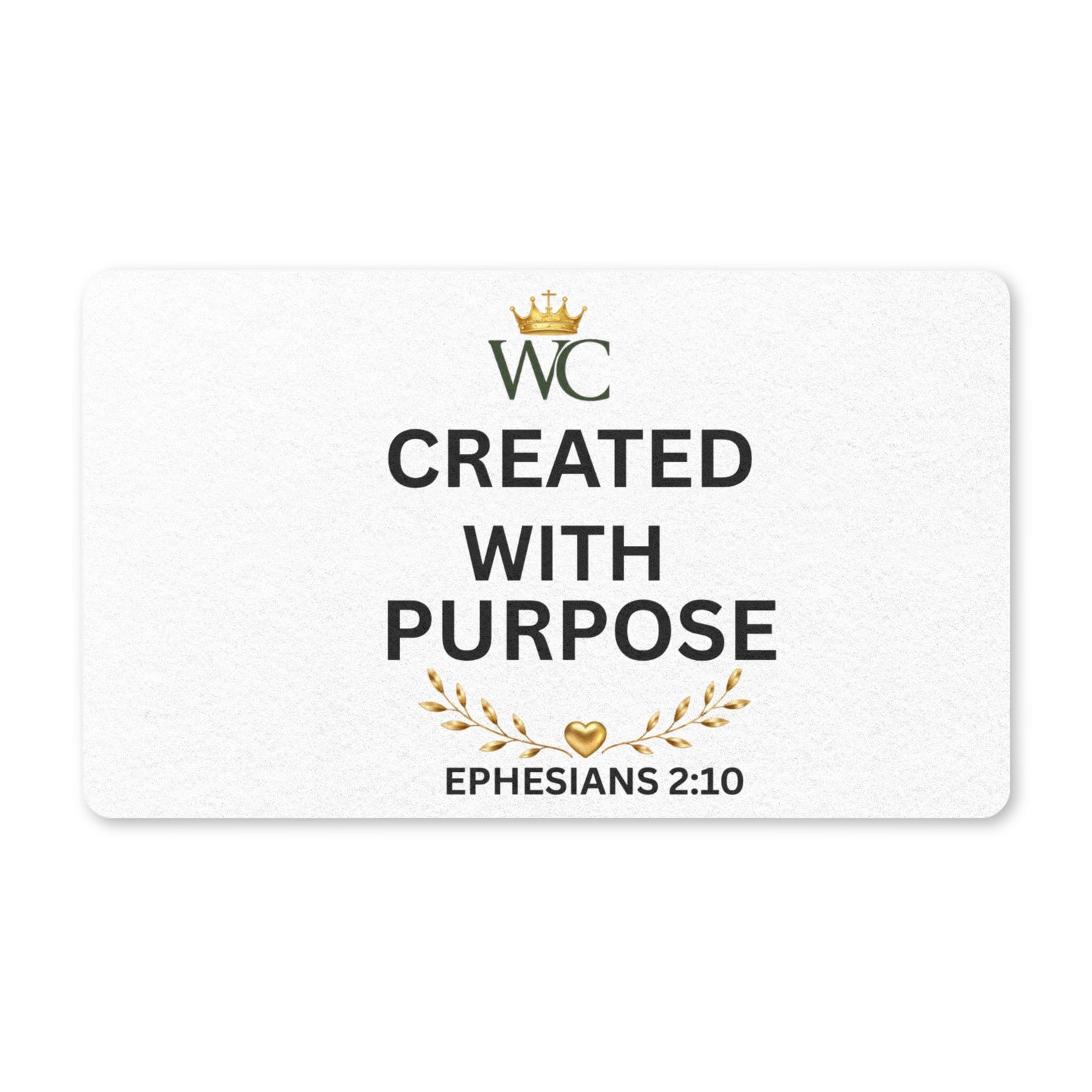 Created With Purpose Polyester Doormat