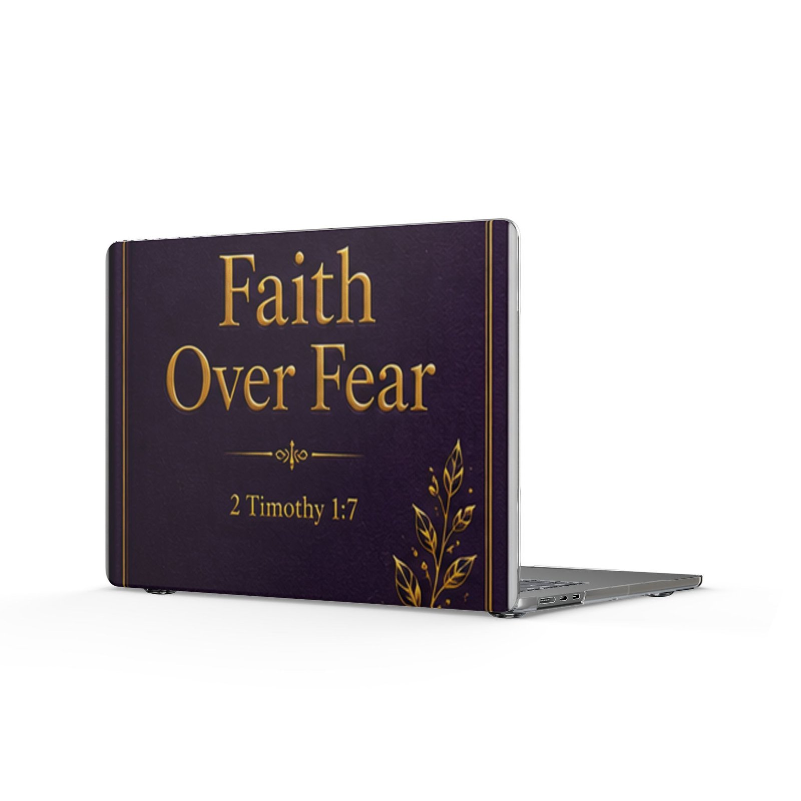 Faith Over Fear MacBook Cases - Image 2