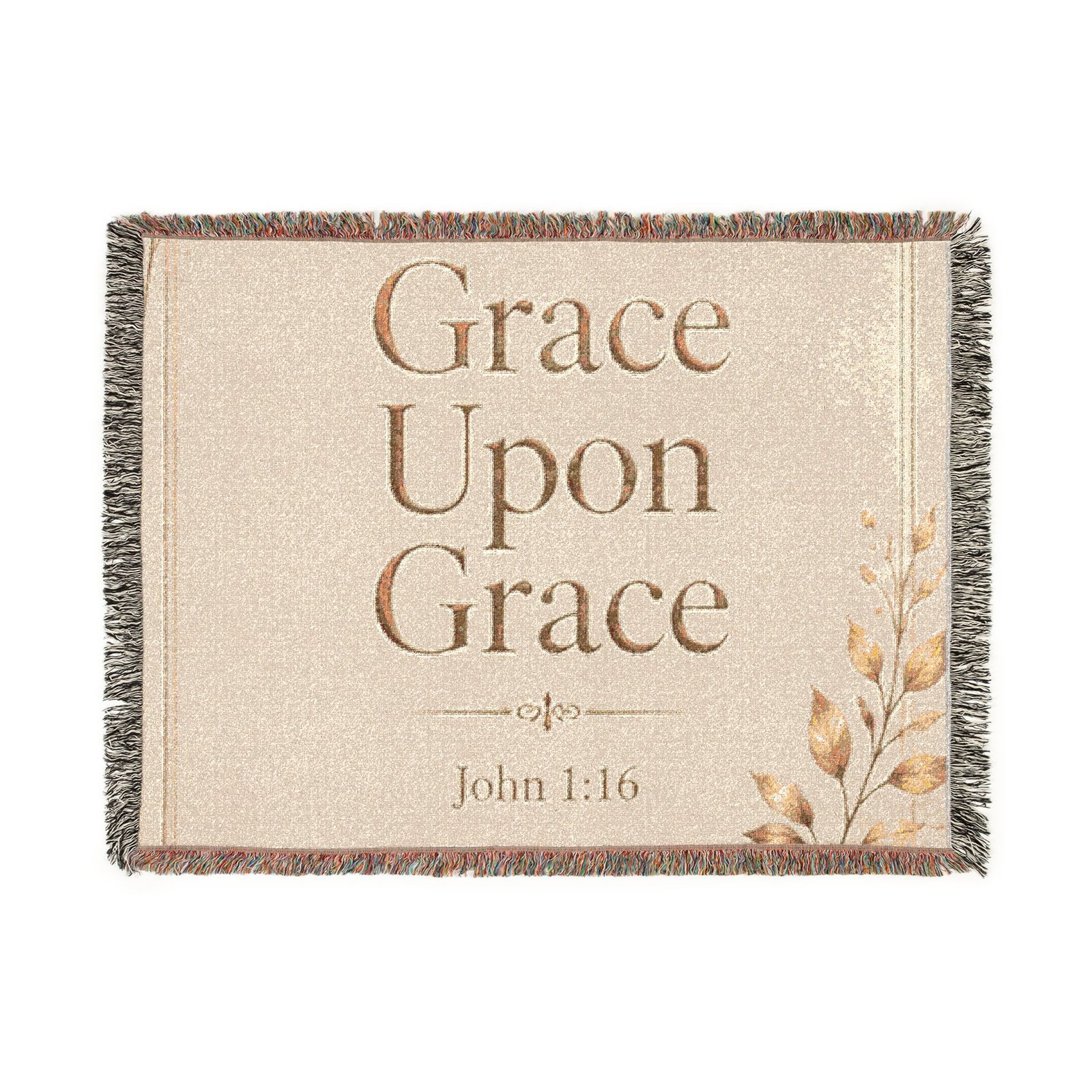Grace Upon Grace Woven Blanket - Image 11