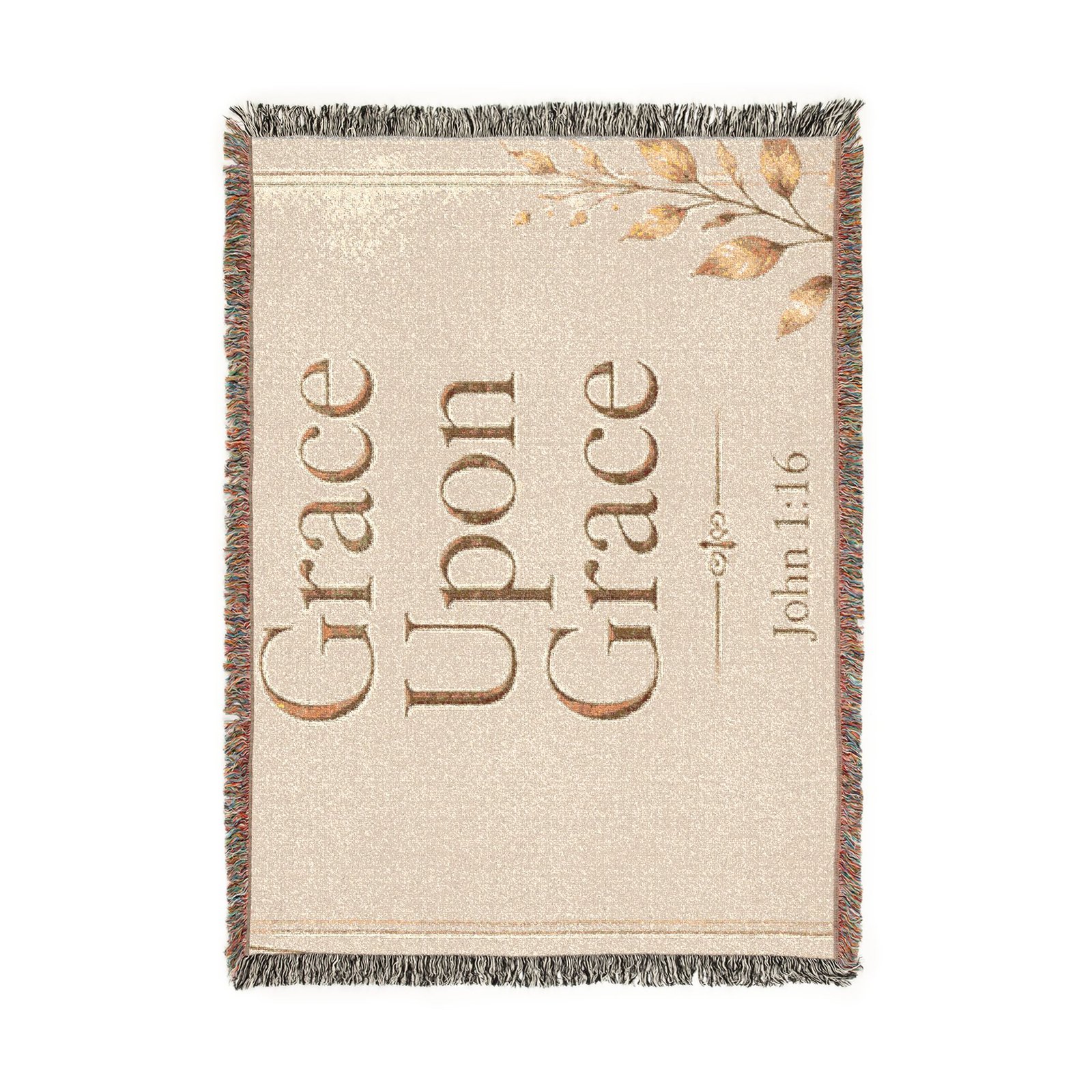 Grace Upon Grace Woven Blanket - Image 5