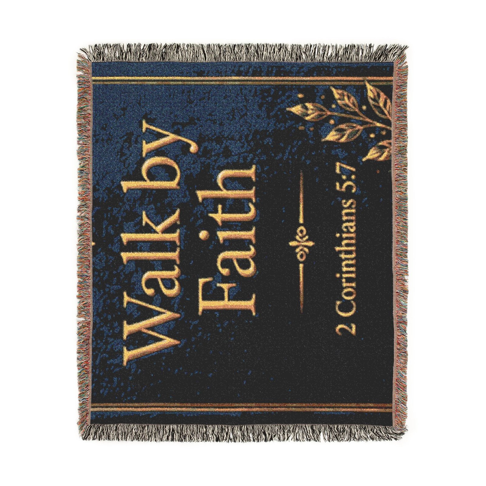 Walk by Faith Woven Throw Blanket - Image 7