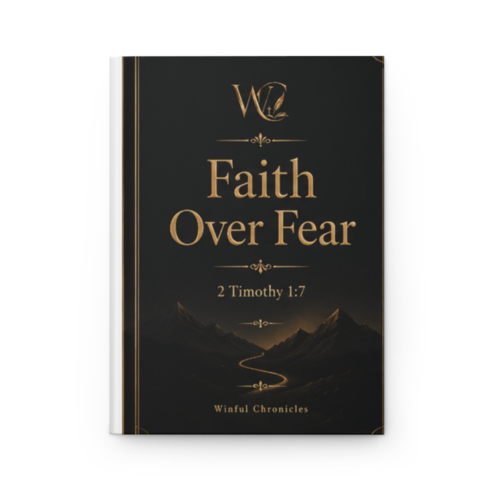 Faith Over Fear Christian Hardcover Journal Matte - Image 2