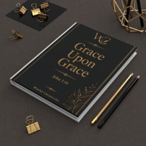 Grace Upon Grace Christian Hardcover Journal Matte
