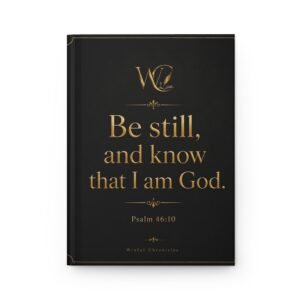 Be Still Christian Journal Hardcover Journal Matte