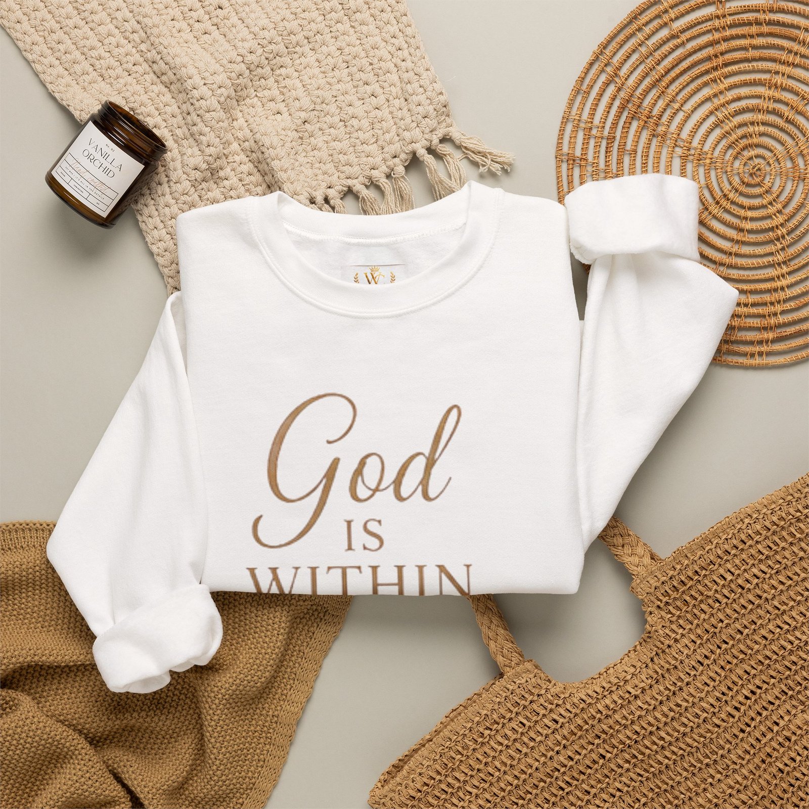 God Is Within Her Unisex Sweatshirt - Image 9