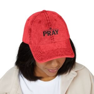 PRAY Vintage Cap (Embroidery)