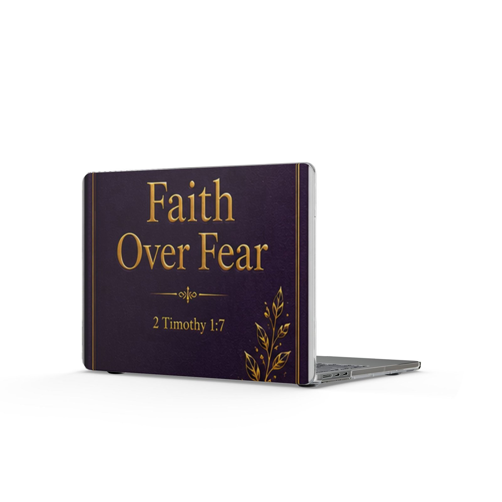 Faith Over Fear MacBook Cases