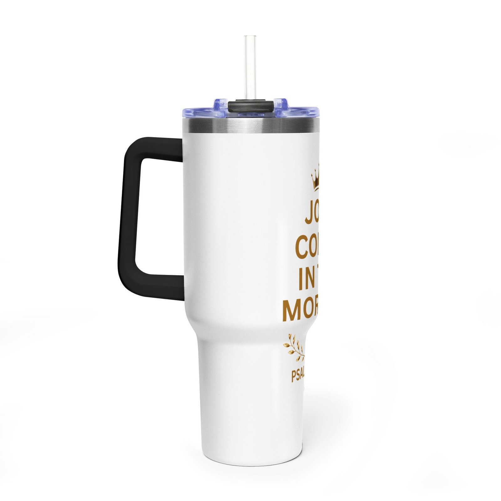 Joy Comes in the Morning Thermal Vacuum Tumbler - Image 10
