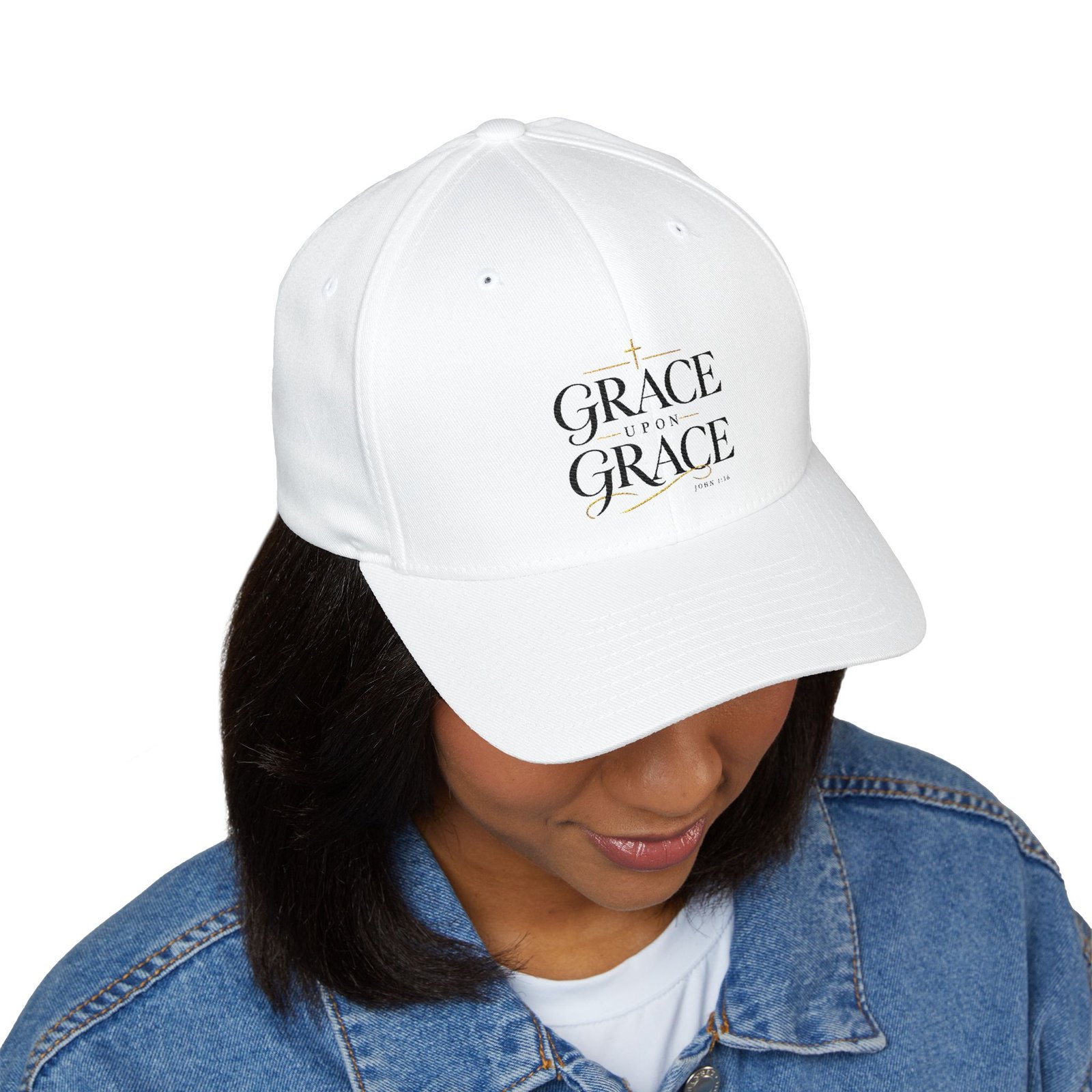 Grace Upon Grace Closed-Back Structured Cap - Image 7
