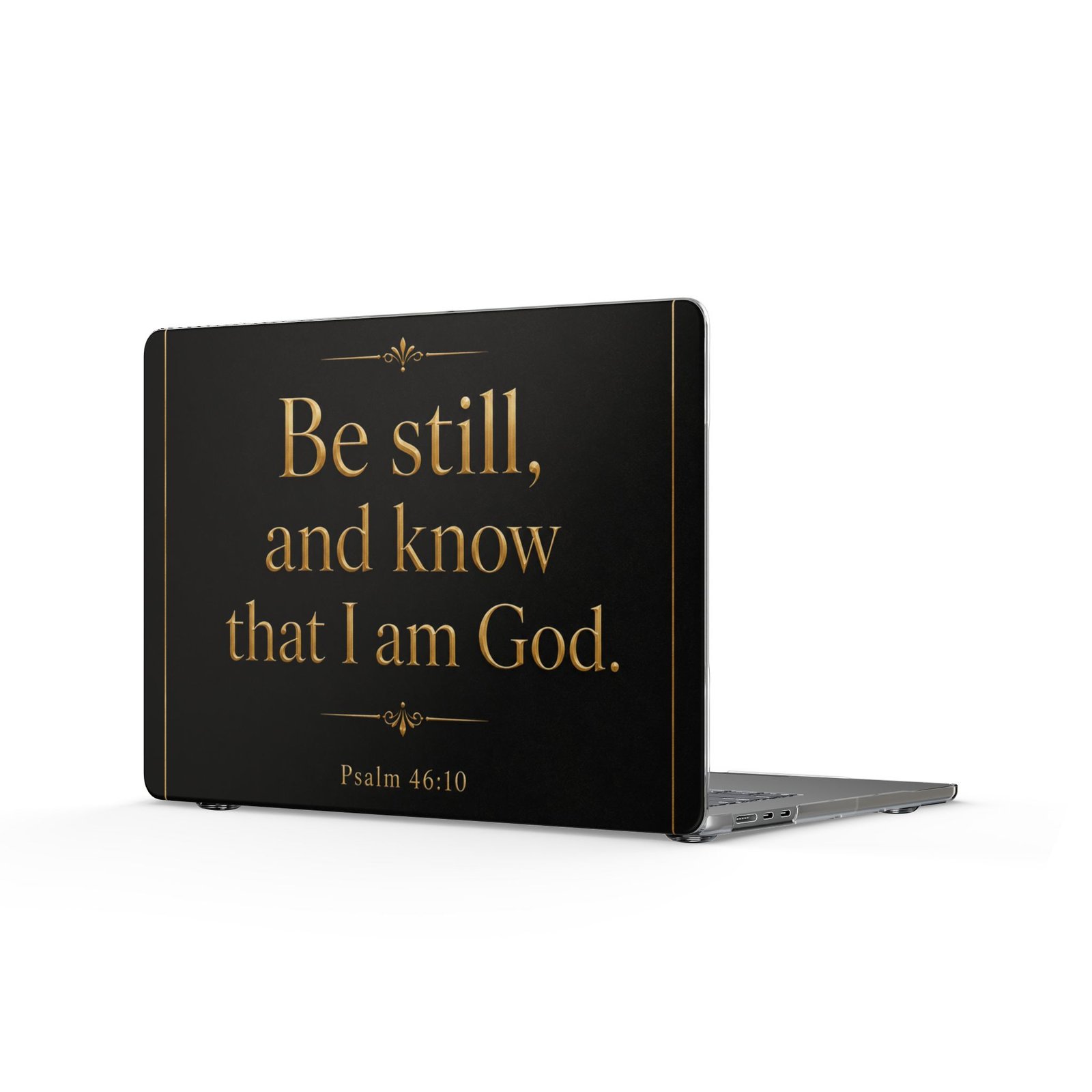 Be Still Clear MacBook Cases - Image 2
