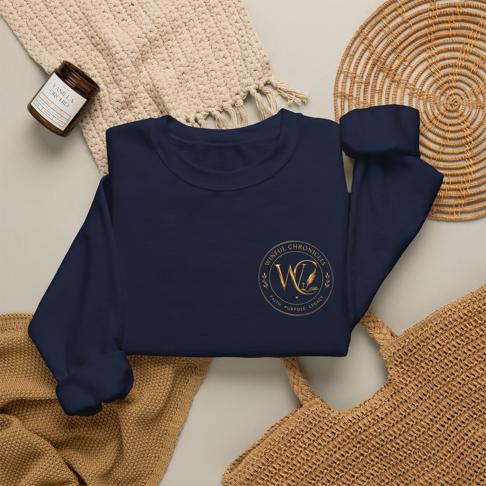 Winful Chronicles Signature Unisex Crewneck Sweatshirt - Image 20