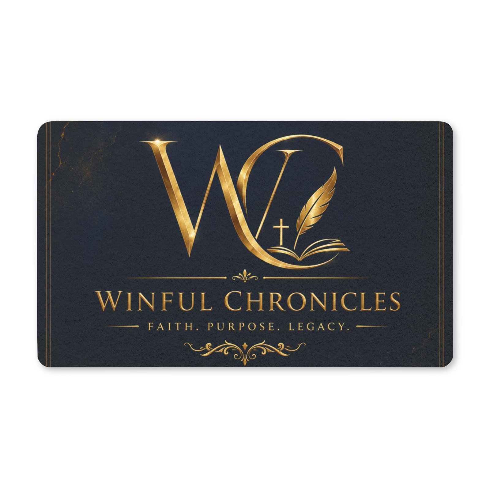 Winful Chronicles Signature Polyester Doormat
