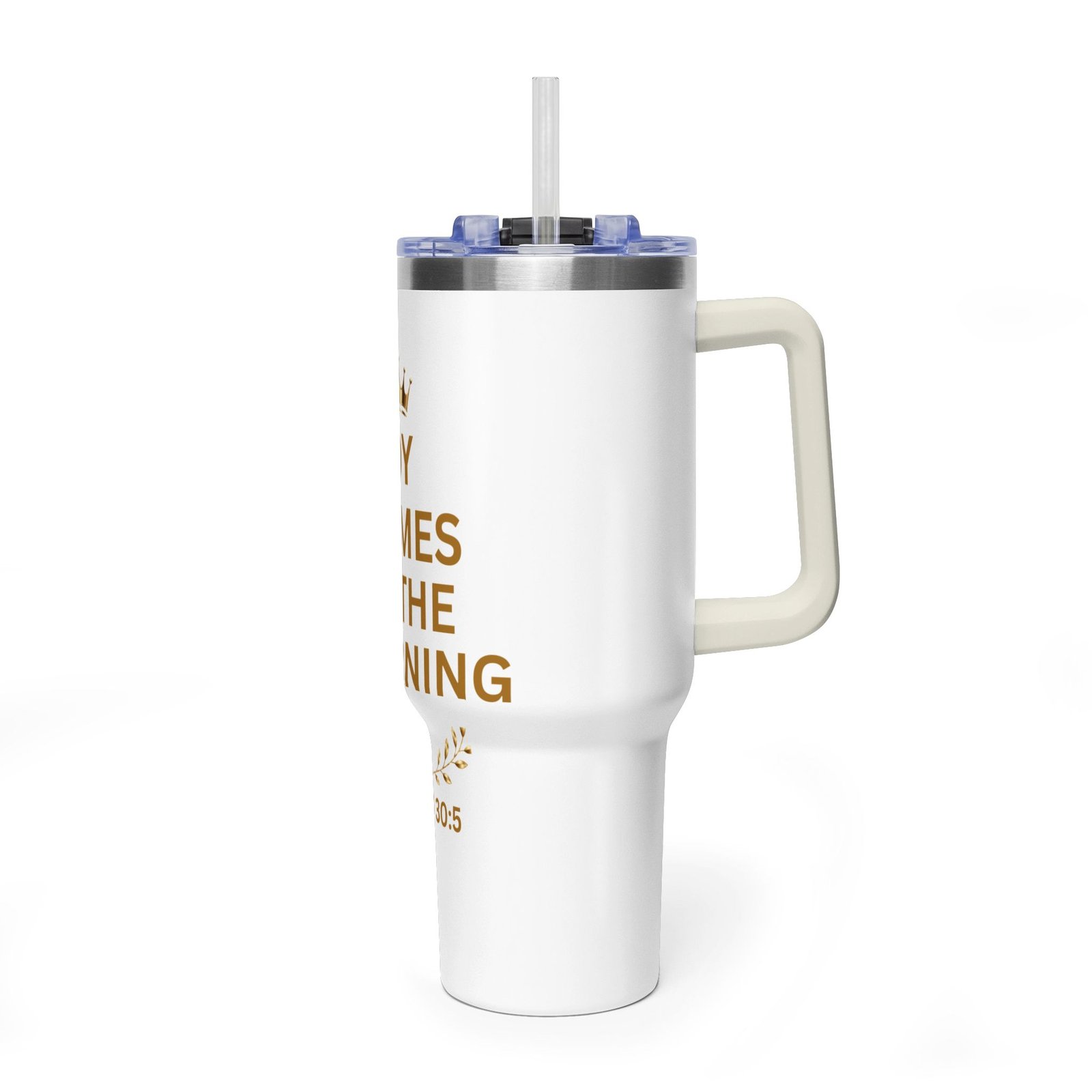 Joy Comes in the Morning Thermal Vacuum Tumbler - Image 16