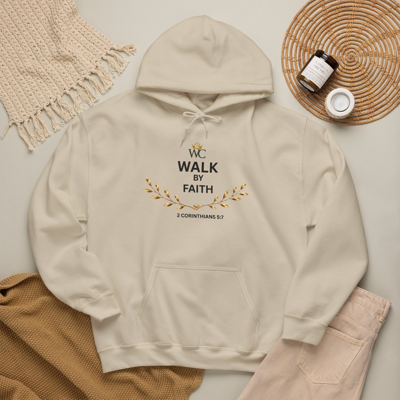 Walk by Faith Hooded Sweatshirt