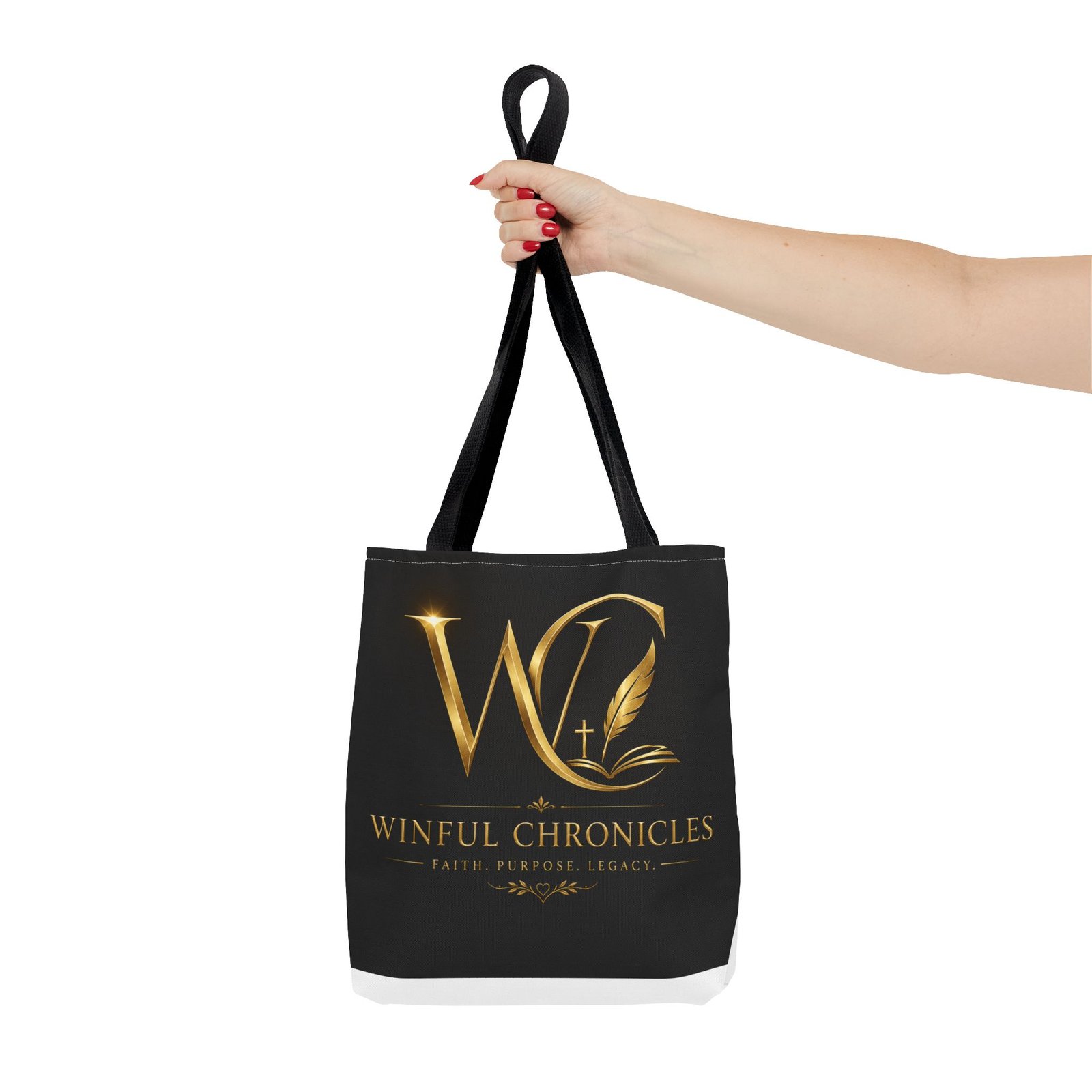 Winful Chronicles Signature Tote Bag (AOP) - Image 4