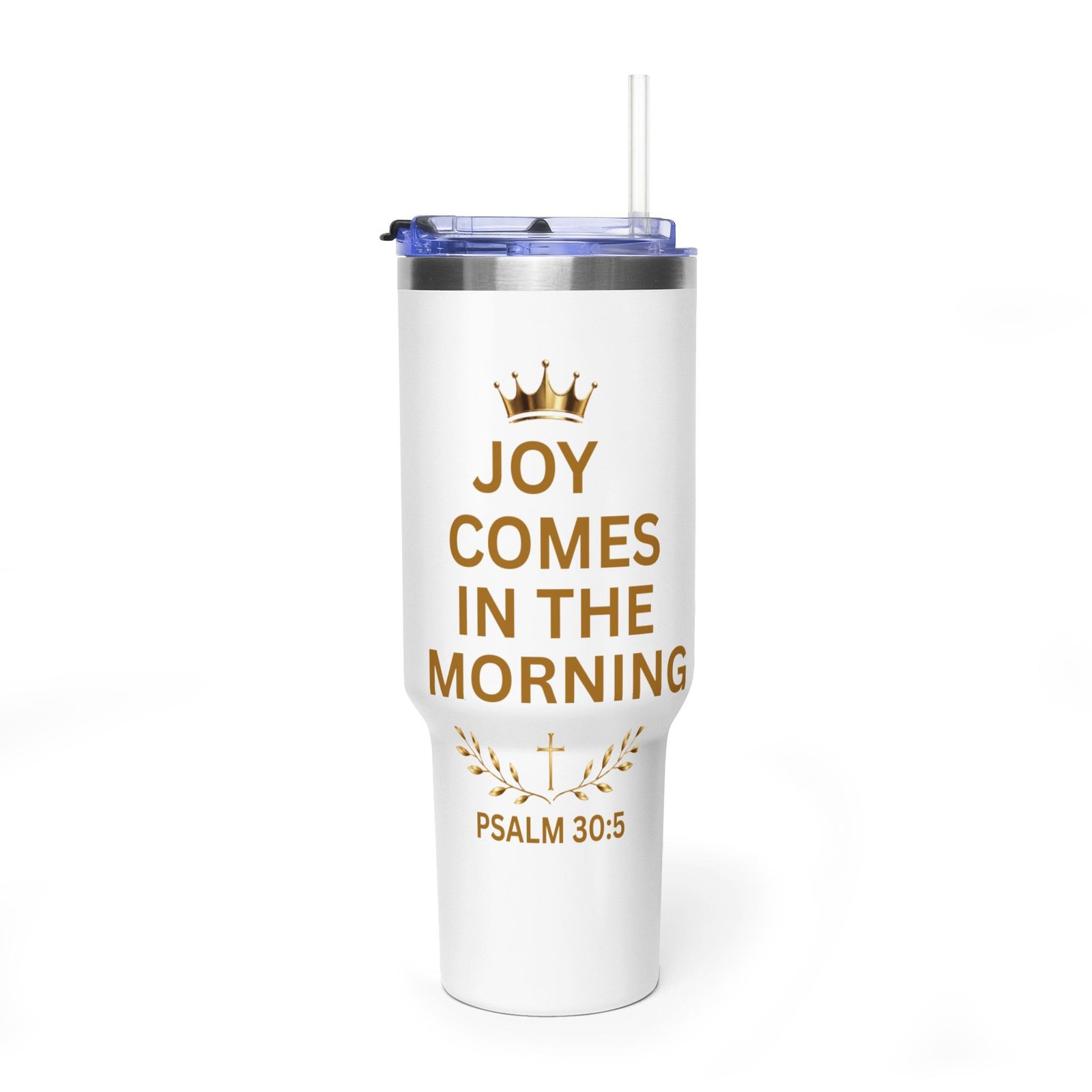 Joy Comes in the Morning Thermal Vacuum Tumbler - Image 41