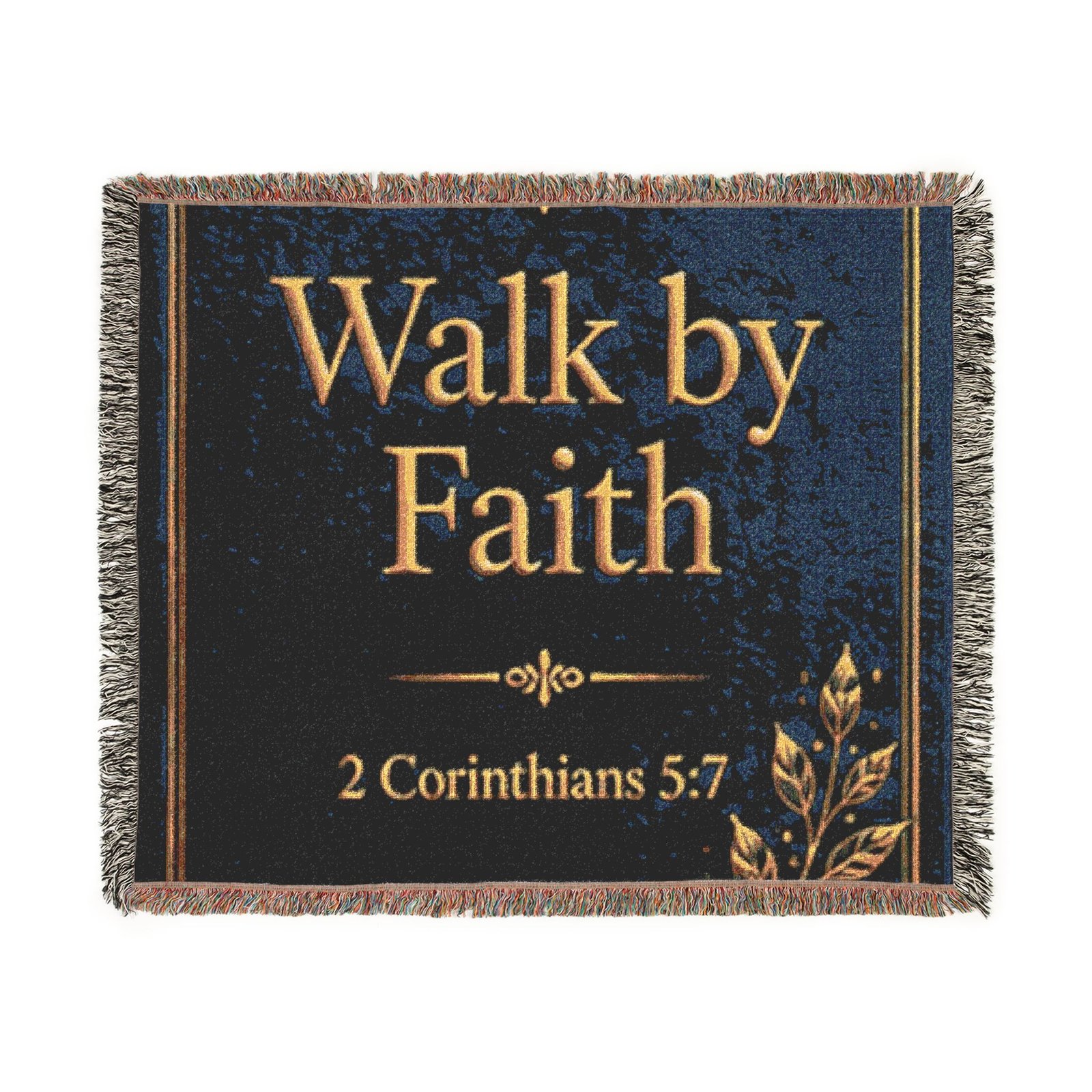 Walk by Faith Woven Throw Blanket - Image 6