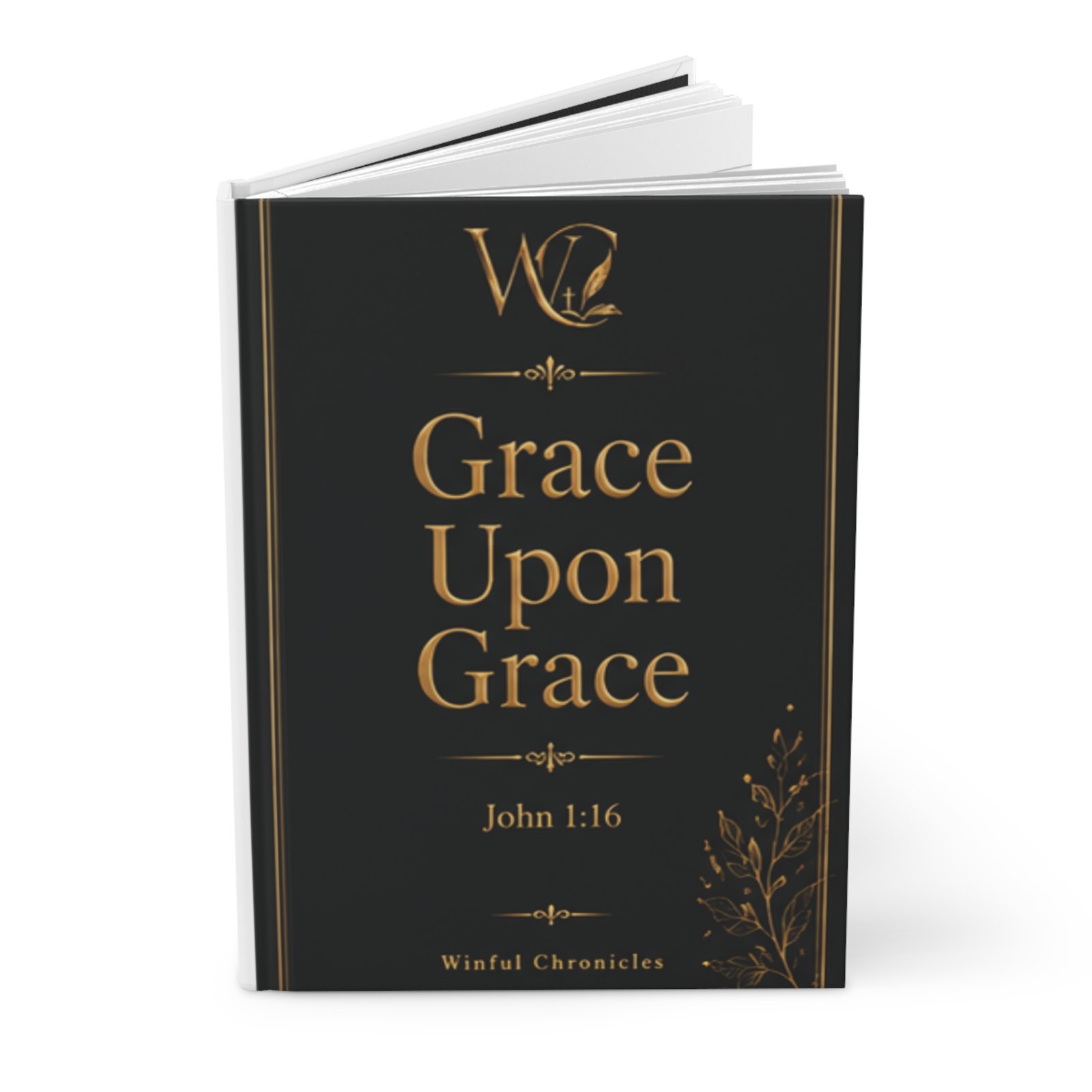 Grace Upon Grace Christian Hardcover Journal Matte - Image 4