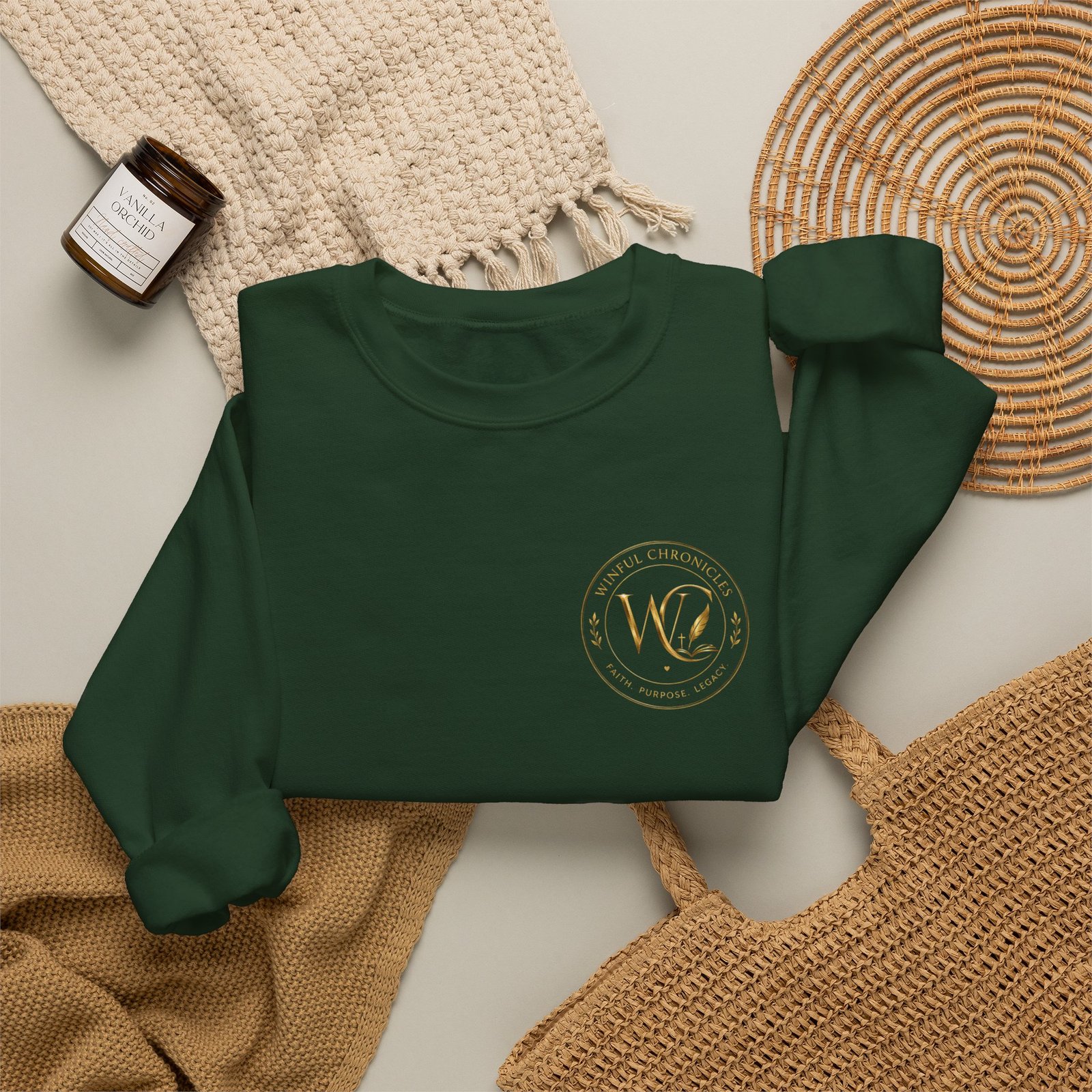 Winful Chronicles Signature Unisex Crewneck Sweatshirt - Image 16