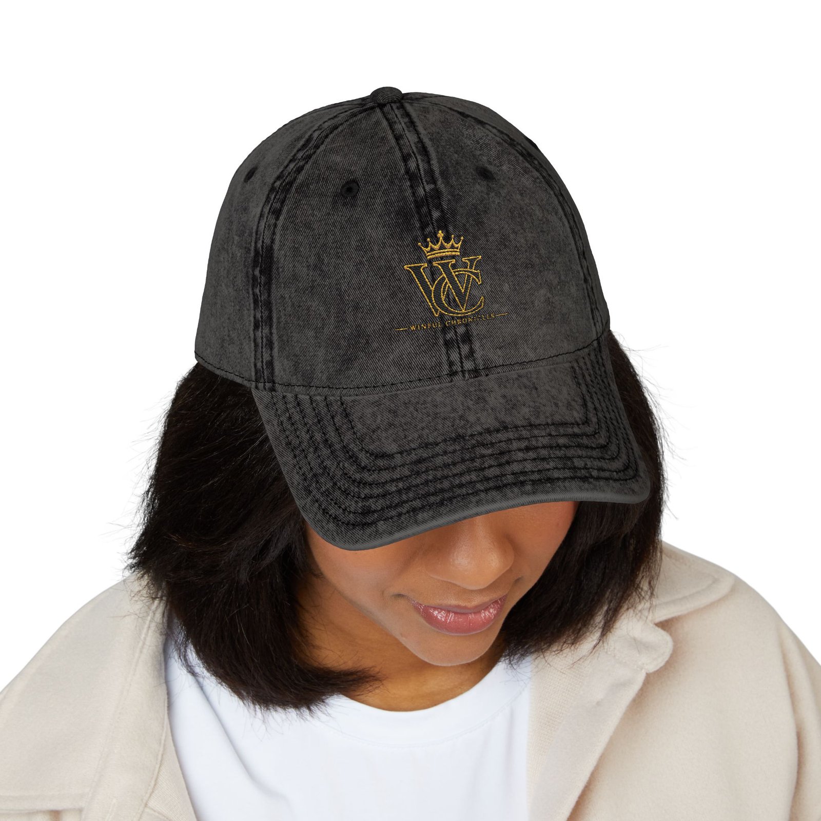 Winful Chronicles Crown Vintage Cap (Embroidery) - Image 15
