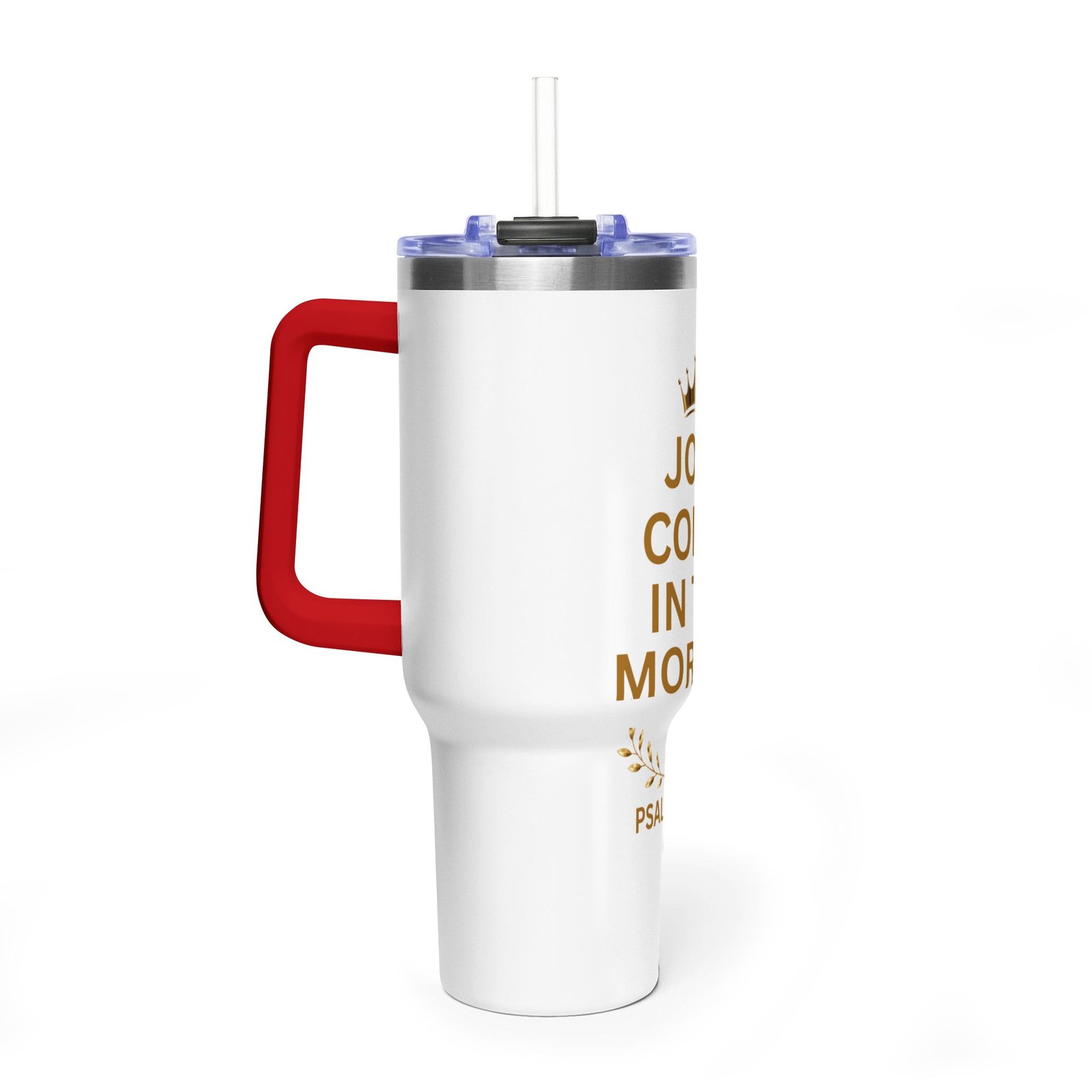 Joy Comes in the Morning Thermal Vacuum Tumbler - Image 6