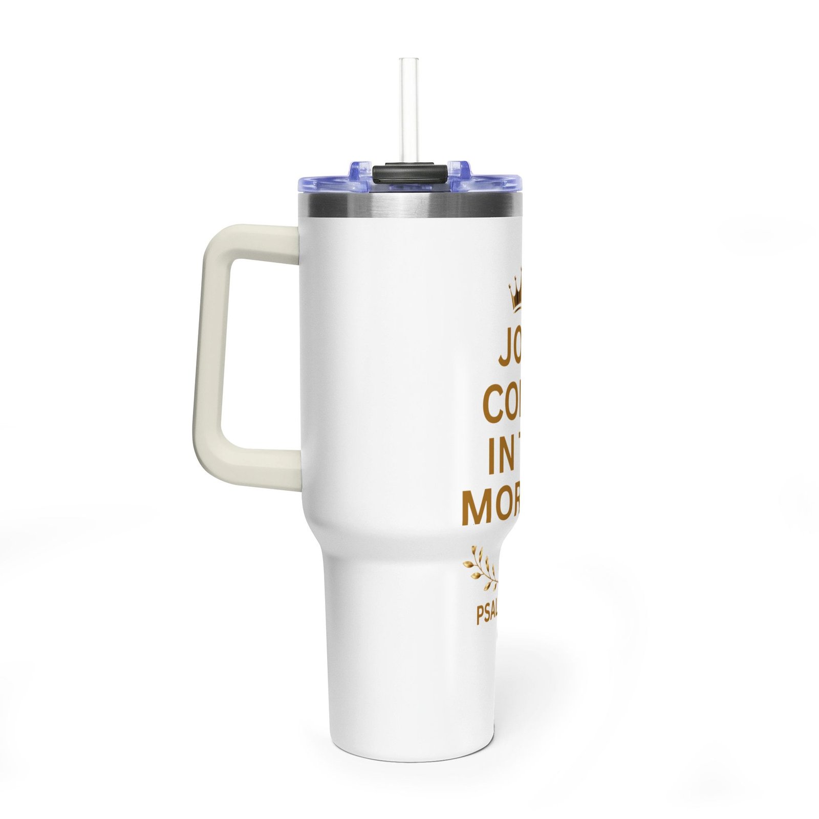 Joy Comes in the Morning Thermal Vacuum Tumbler - Image 14