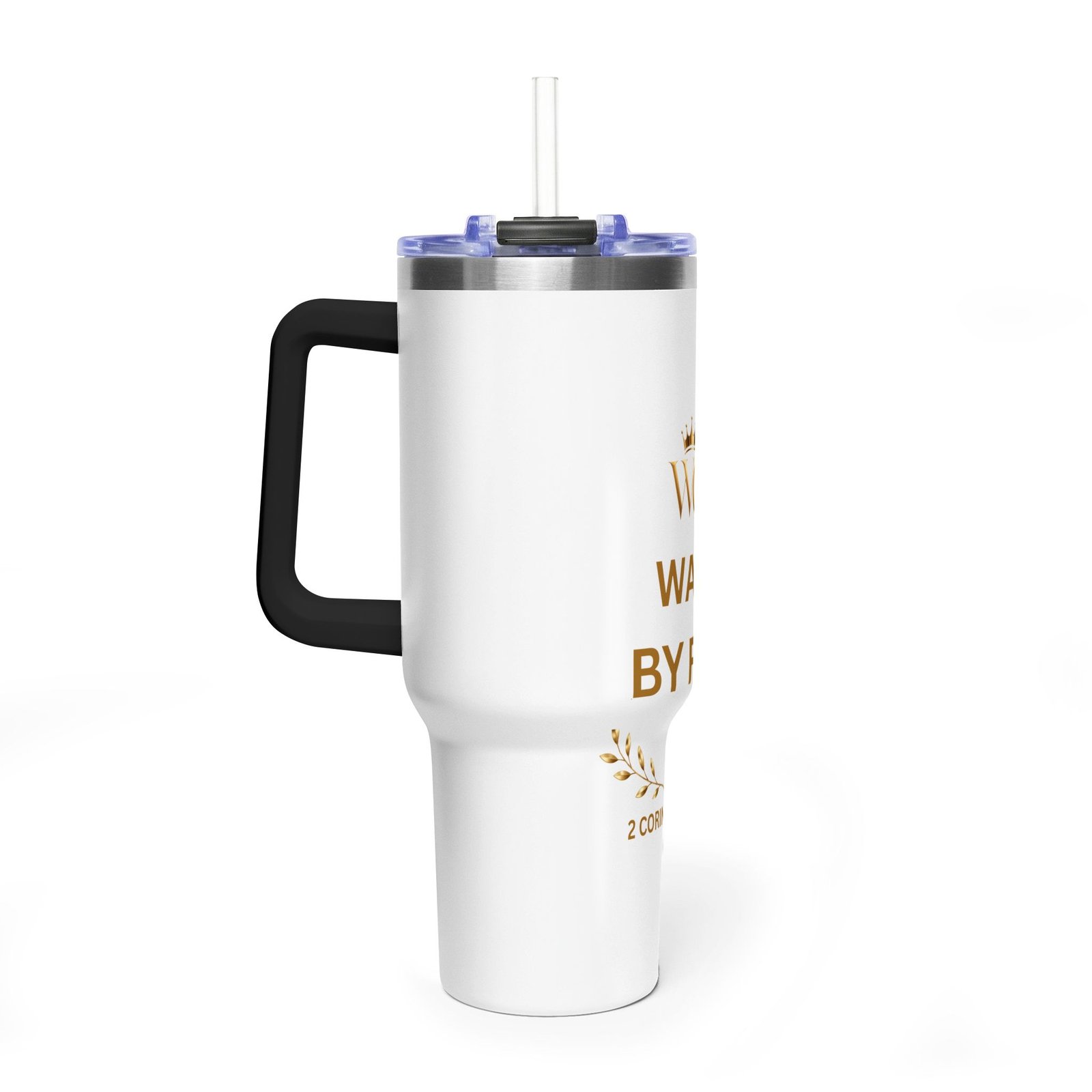 Walk By Faith Thermal Vacuum Tumbler - Image 10