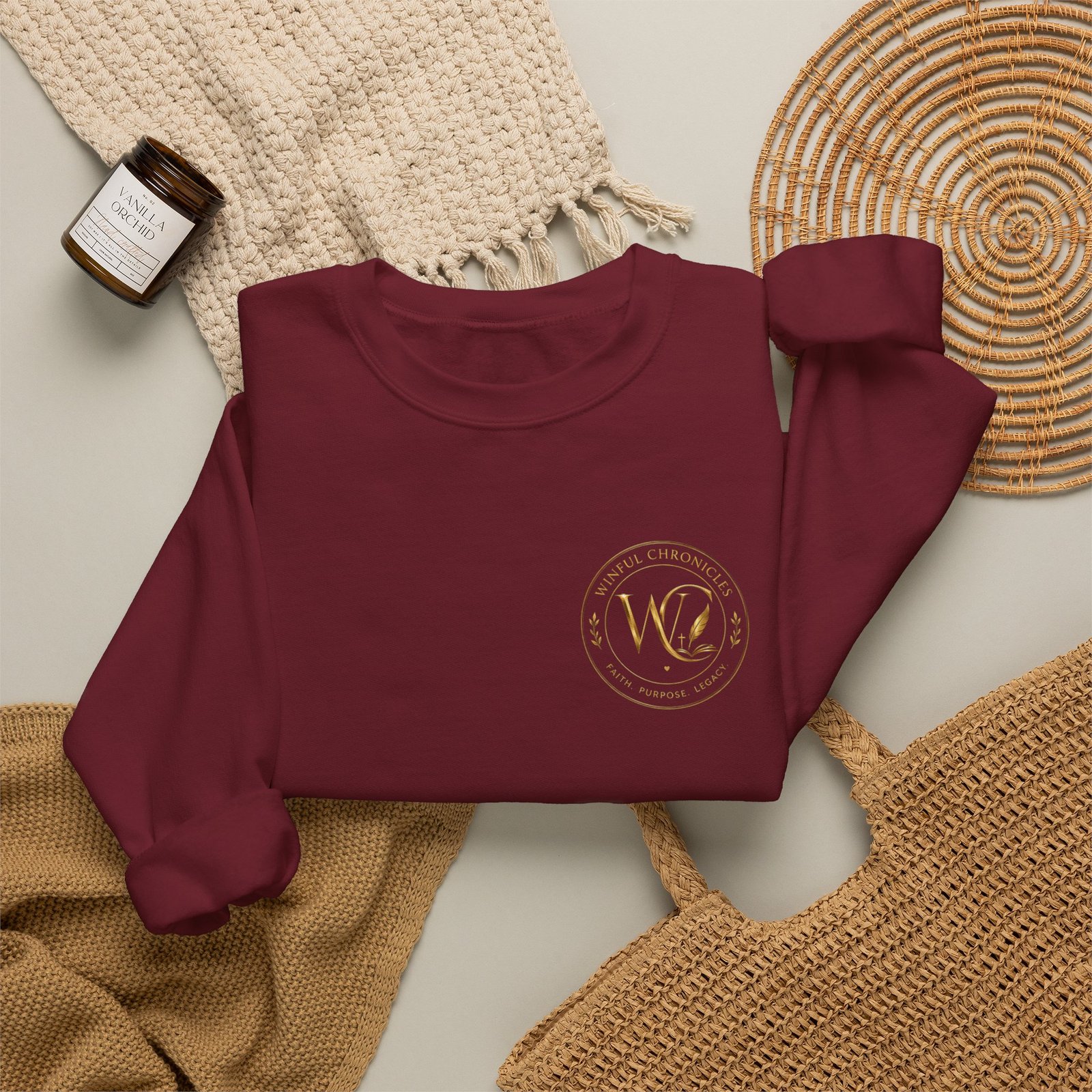 Winful Chronicles Signature Unisex Crewneck Sweatshirt - Image 24