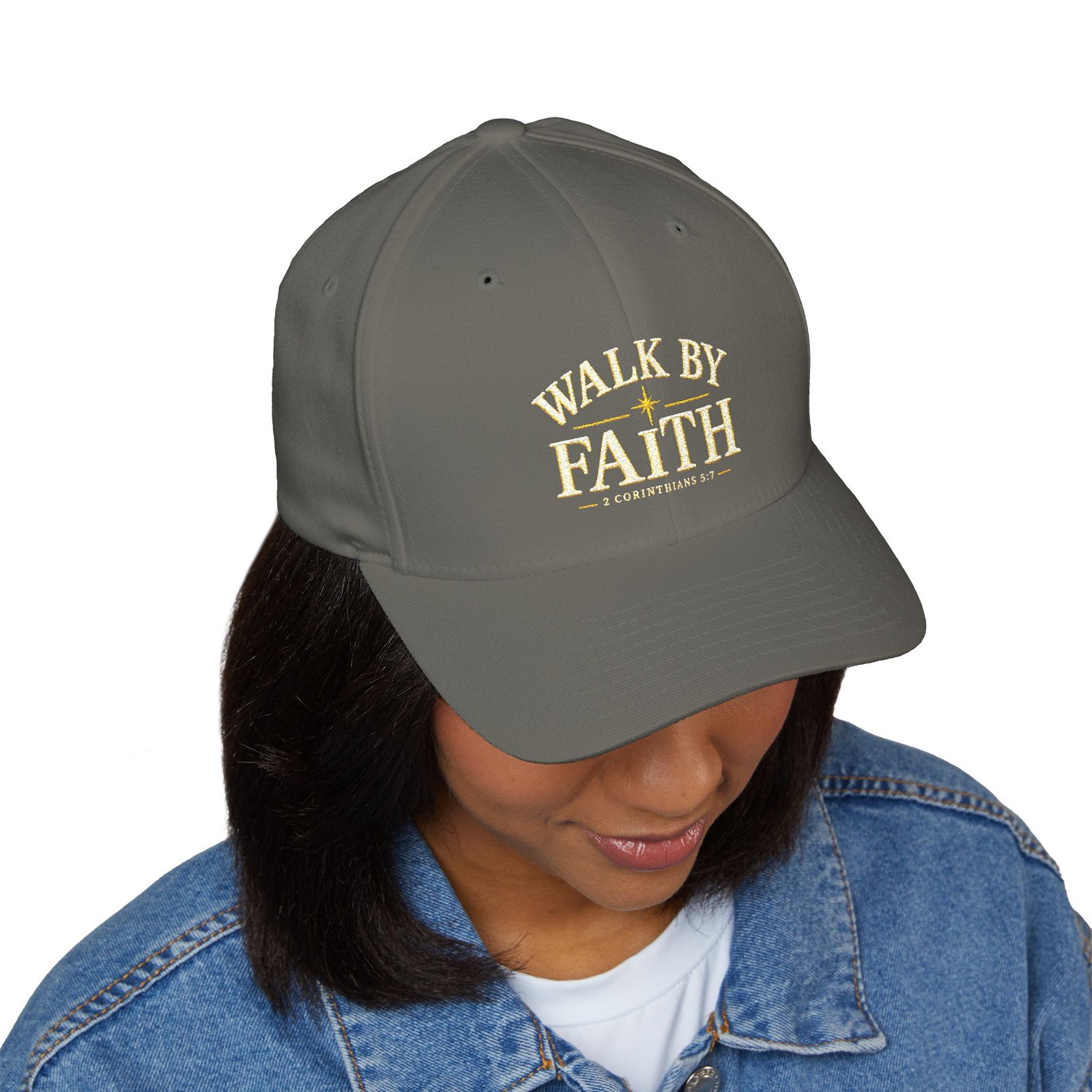 Walk By Faith Closed-Back Structured Cap - Image 23