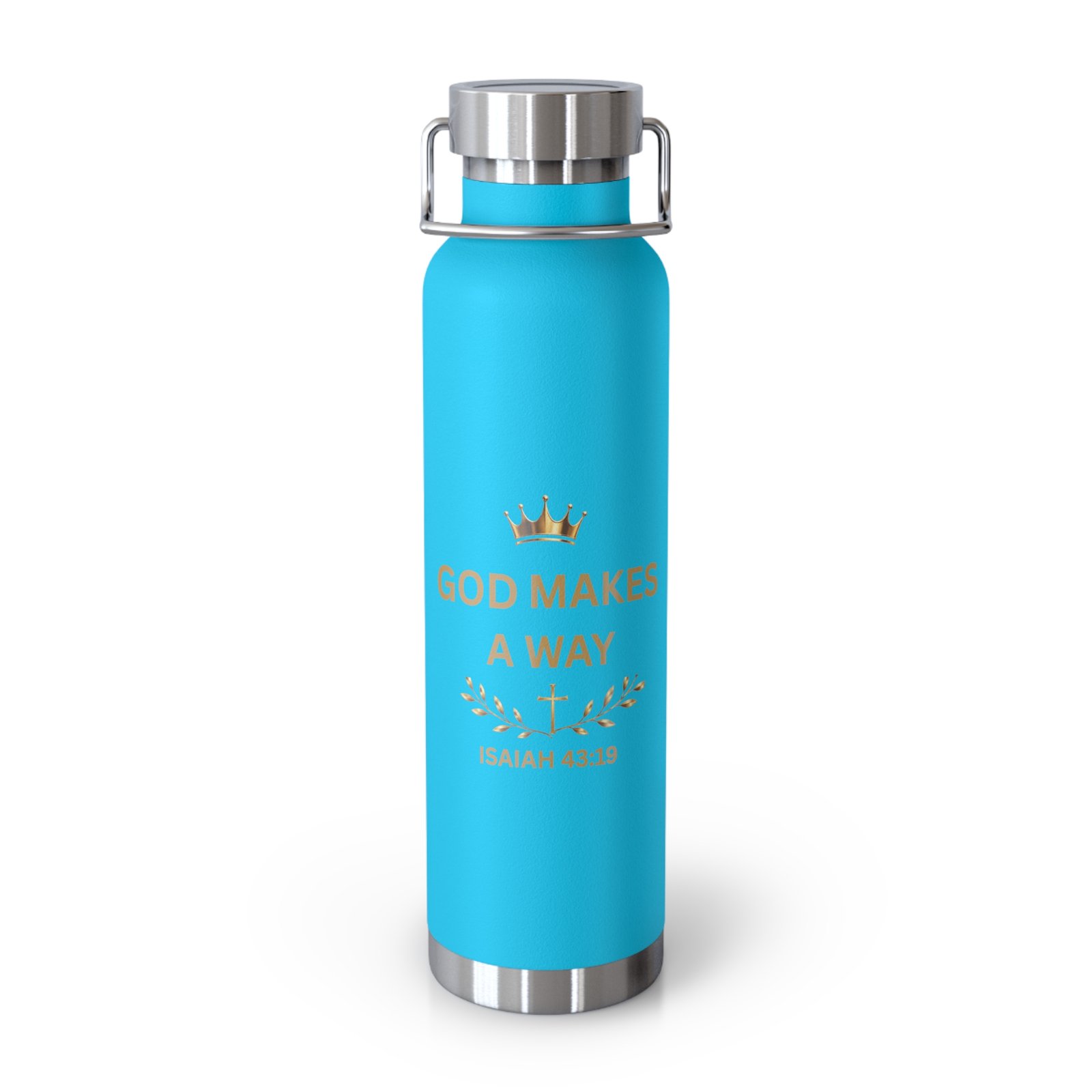 God Makes a Way Copper Vacuum Insulated Bottle, 22oz - Image 22