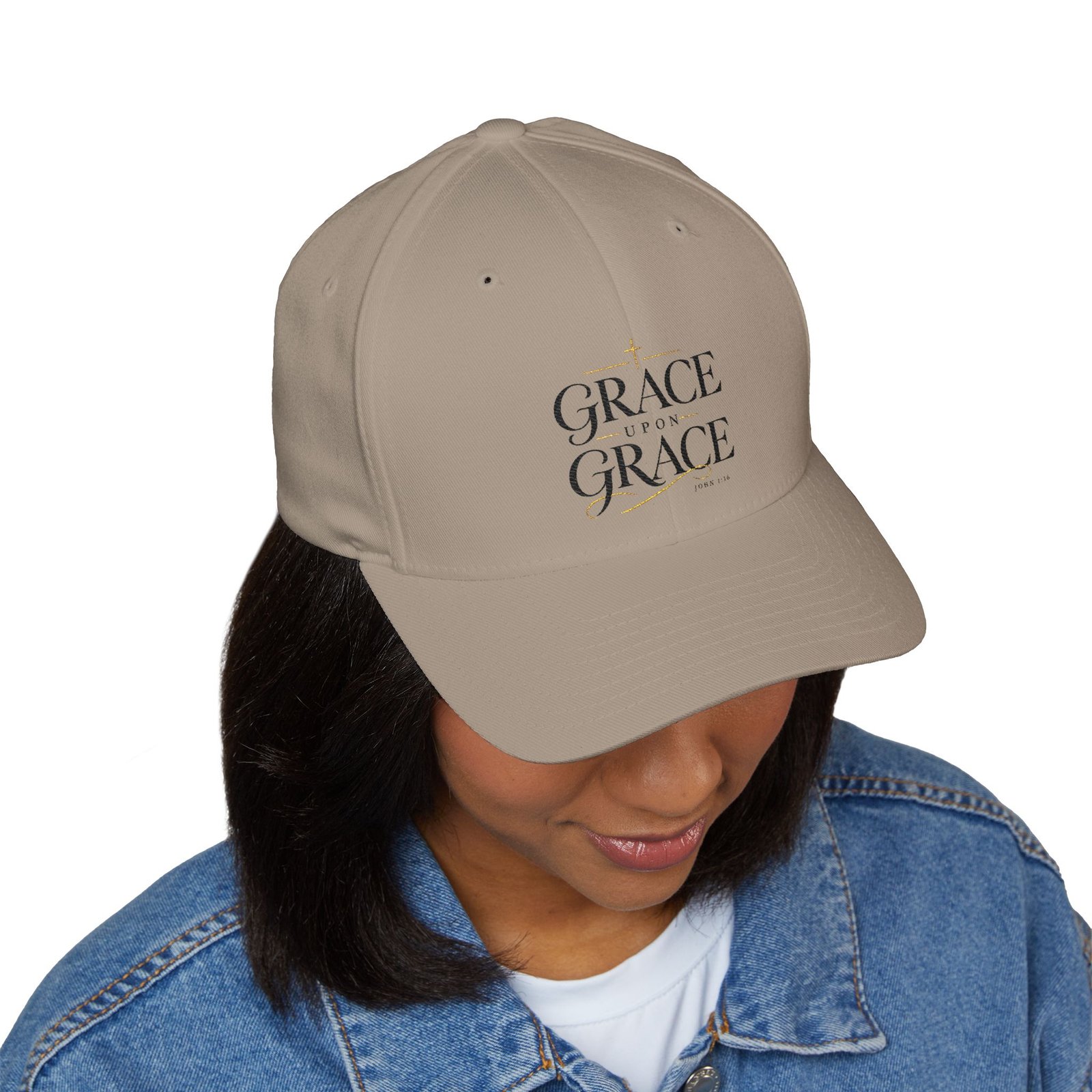 Grace Upon Grace Closed-Back Structured Cap - Image 3