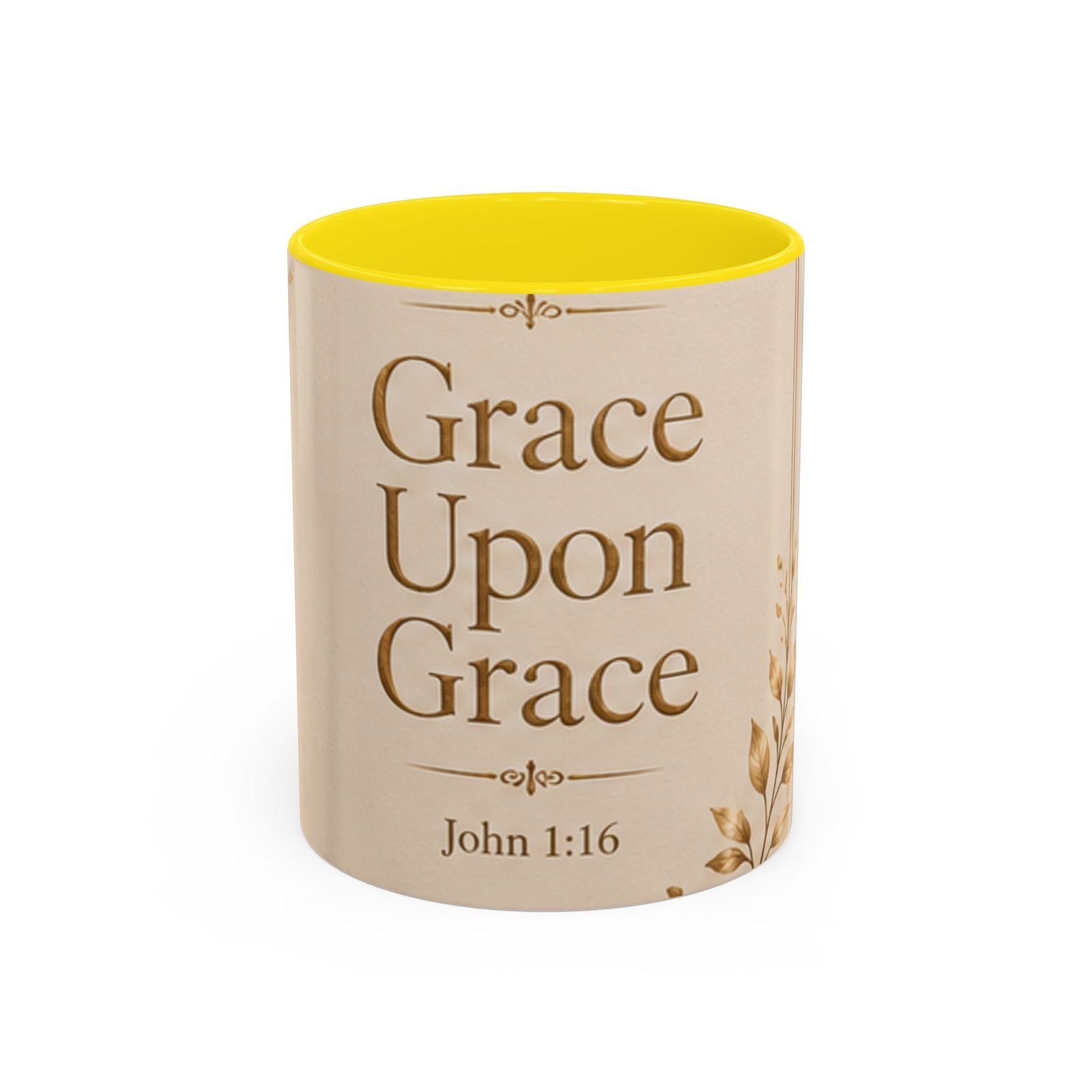 Grace Upon Grace Scripture Accent Coffee Mug (11, 15oz) - Image 25