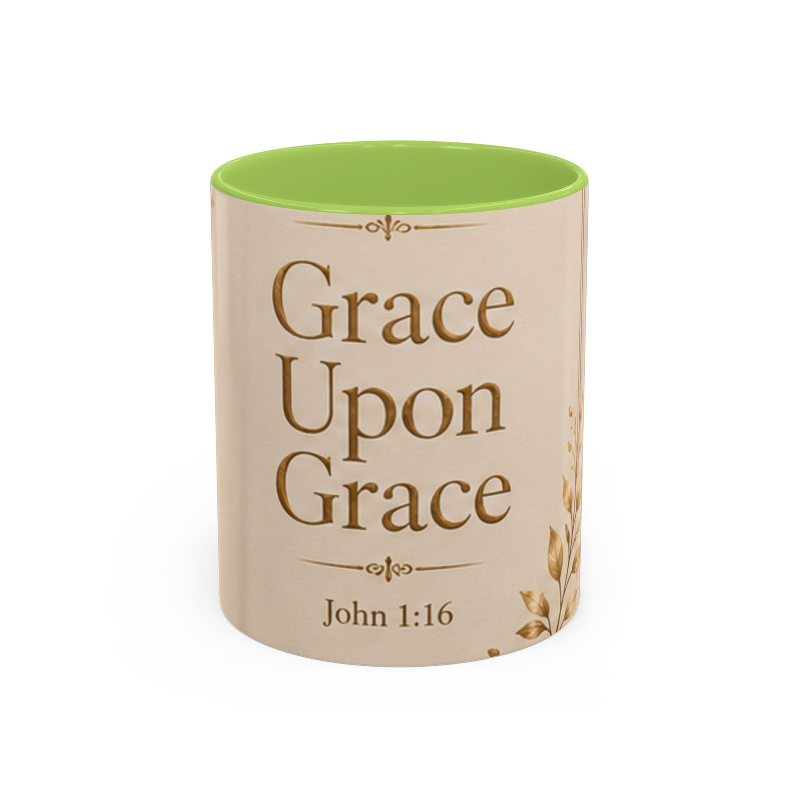 Grace Upon Grace Scripture Accent Coffee Mug (11, 15oz) - Image 29