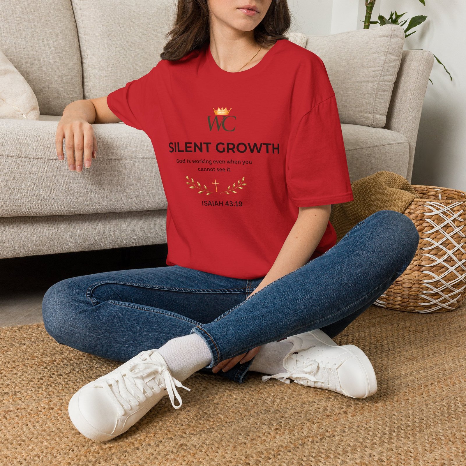 Silent Growth Christian T-Shirt - Image 48