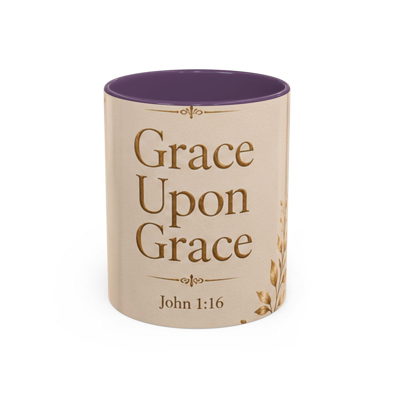 Grace Upon Grace Scripture Accent Coffee Mug (11, 15oz) - Image 33