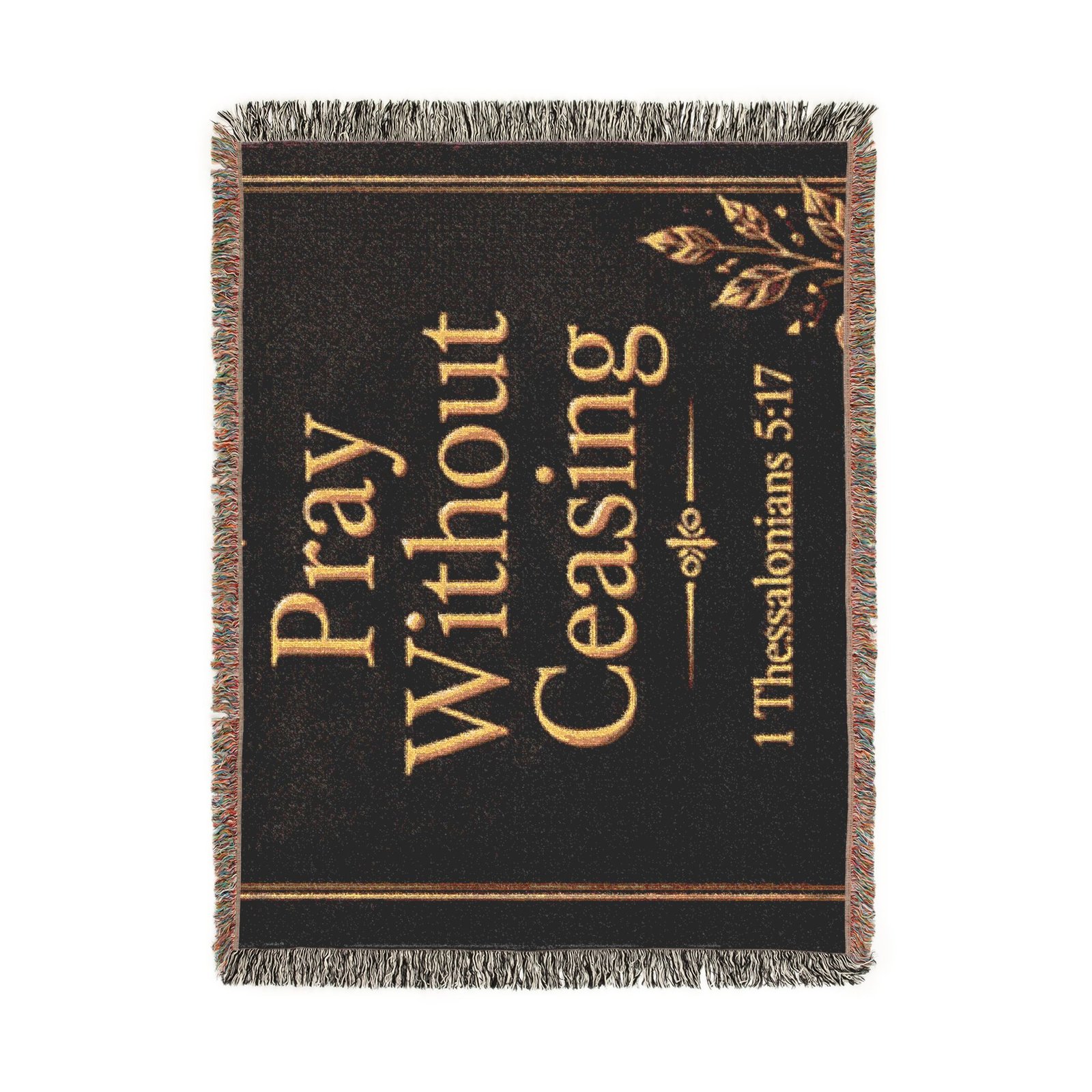 Pray Without Ceasing Woven Blanket - Image 13