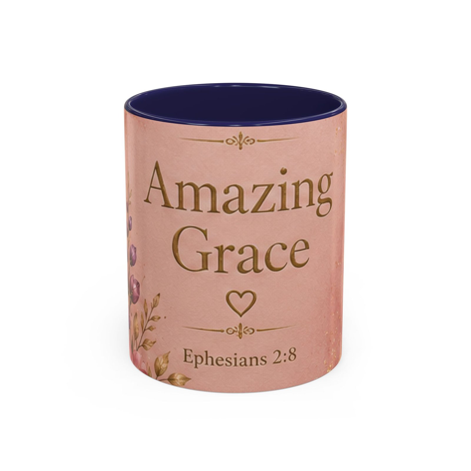 Amazing Grace Scripture Accent Coffee Mug (11, 15oz) - Image 5