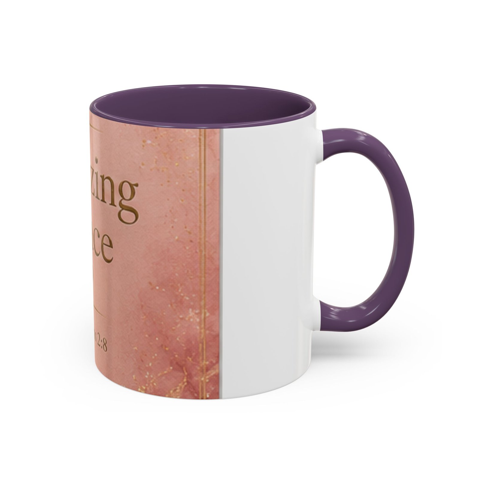 Amazing Grace Scripture Accent Coffee Mug (11, 15oz) - Image 34