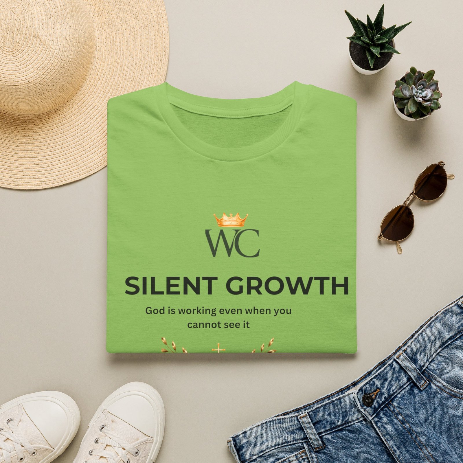Silent Growth Christian T-Shirt - Image 27