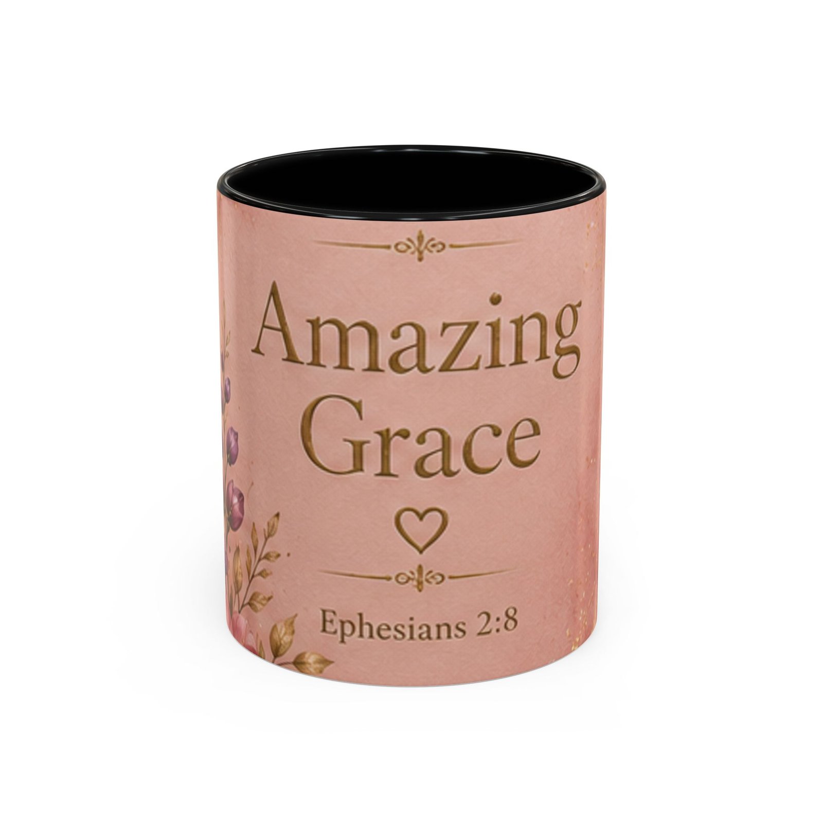 Amazing Grace Scripture Accent Coffee Mug (11, 15oz)