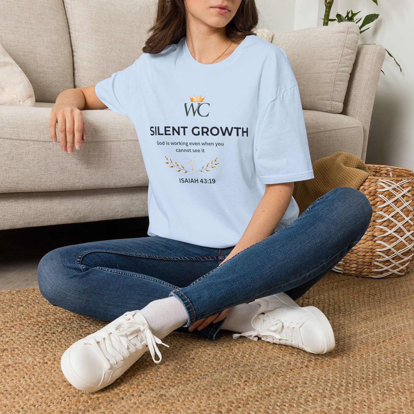 Silent Growth Christian T-Shirt - Image 36