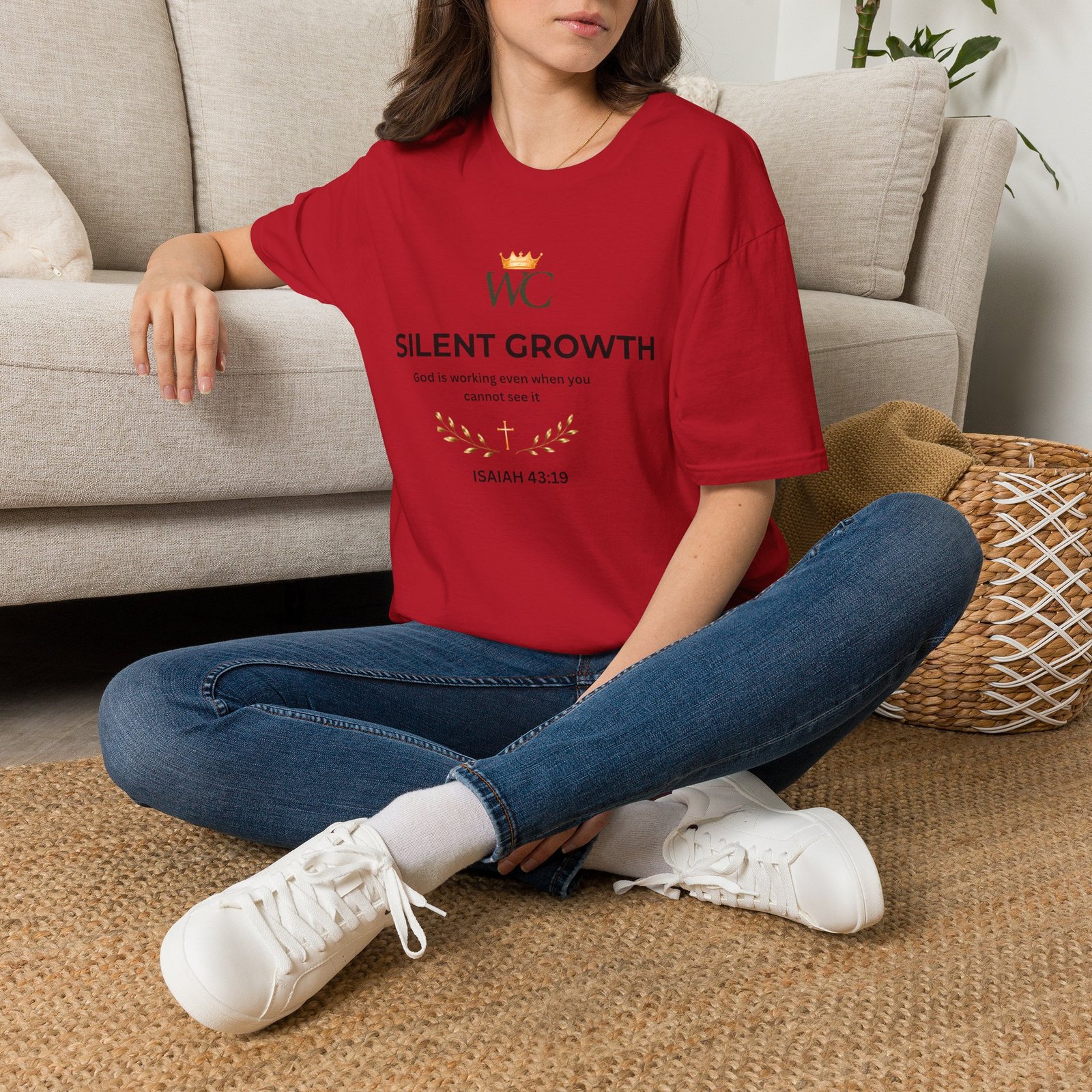 Silent Growth Christian T-Shirt - Image 56