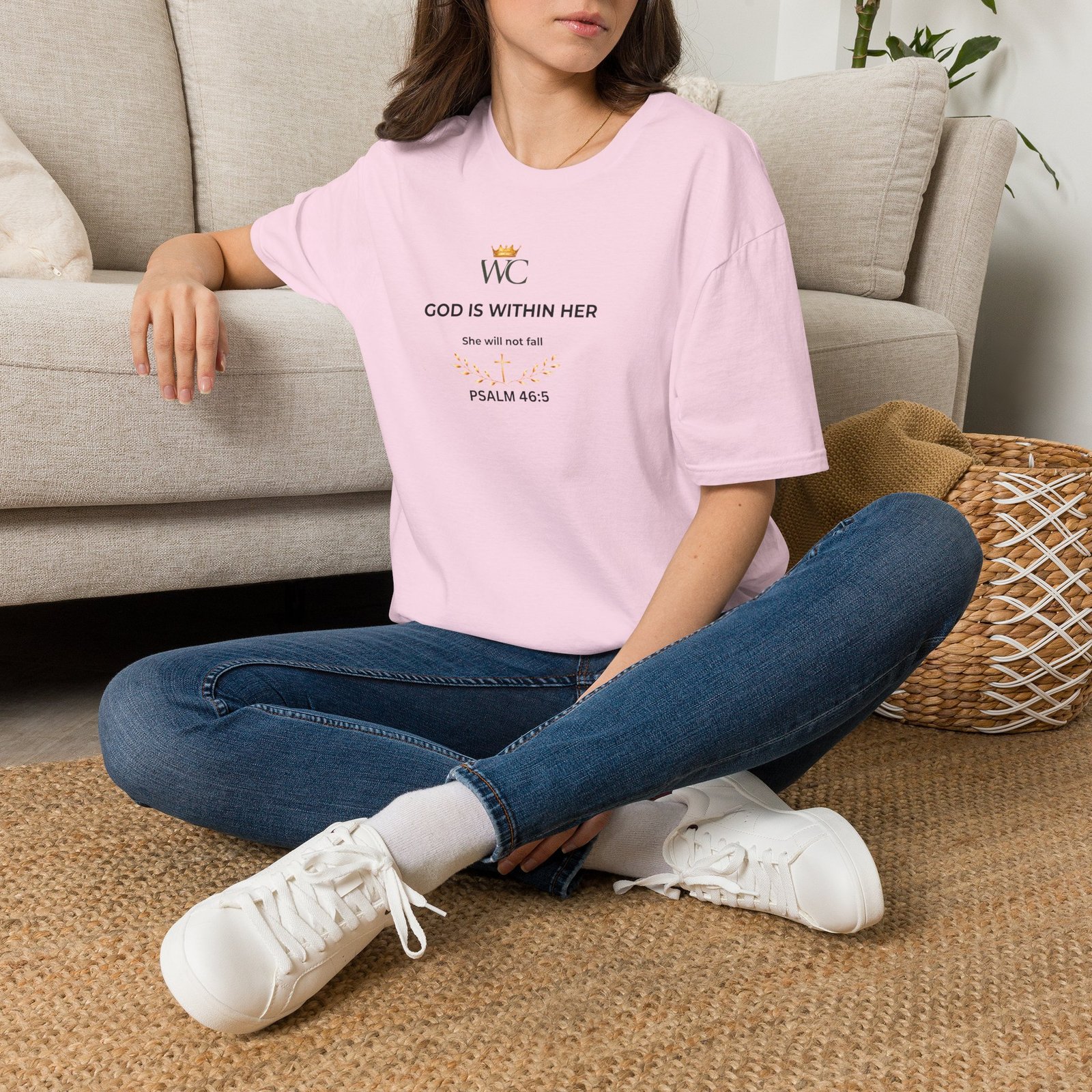 God Is Within Her Christian T-Shirt - Image 42