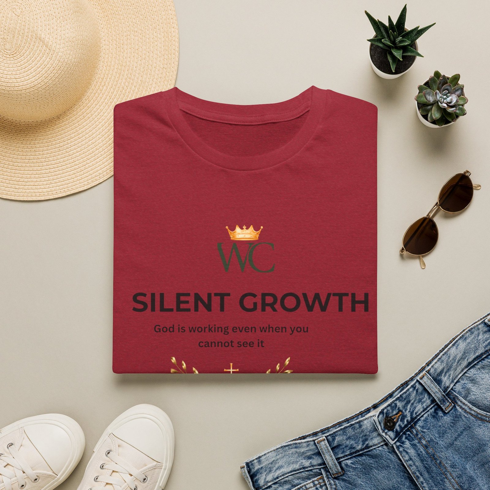 Silent Growth Christian T-Shirt - Image 51