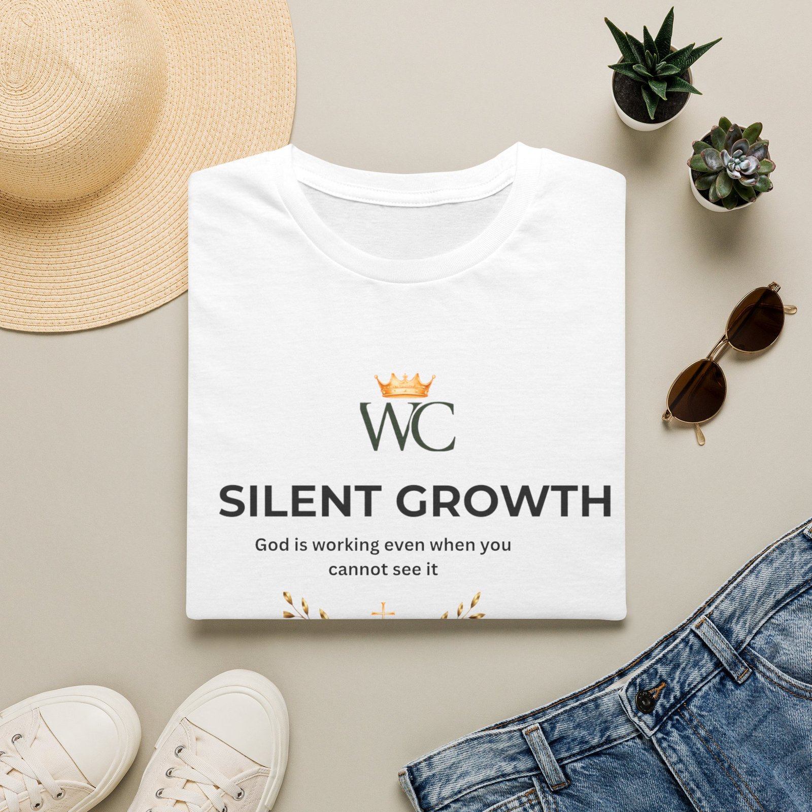 Silent Growth Christian T-Shirt - Image 7