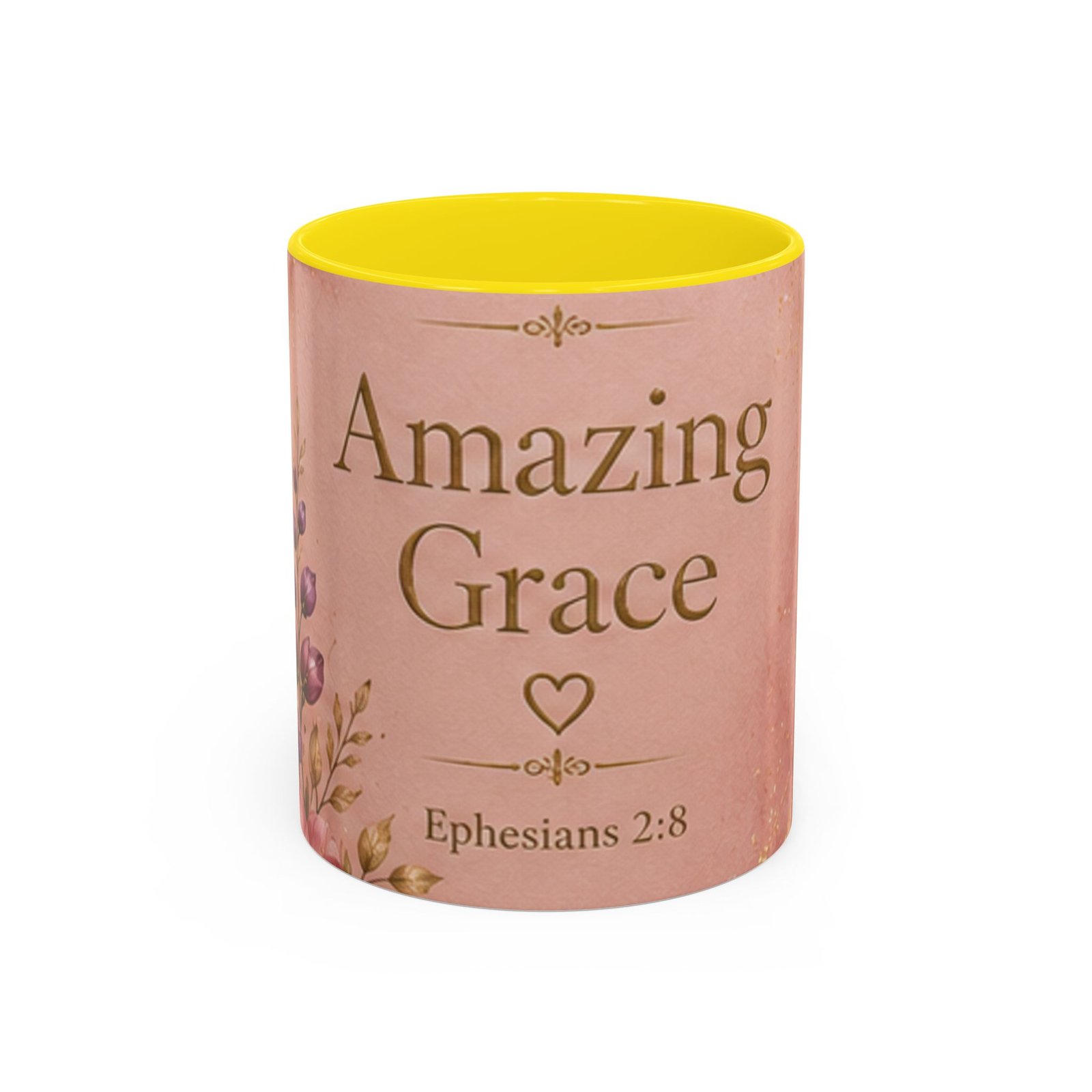 Amazing Grace Scripture Accent Coffee Mug (11, 15oz) - Image 25