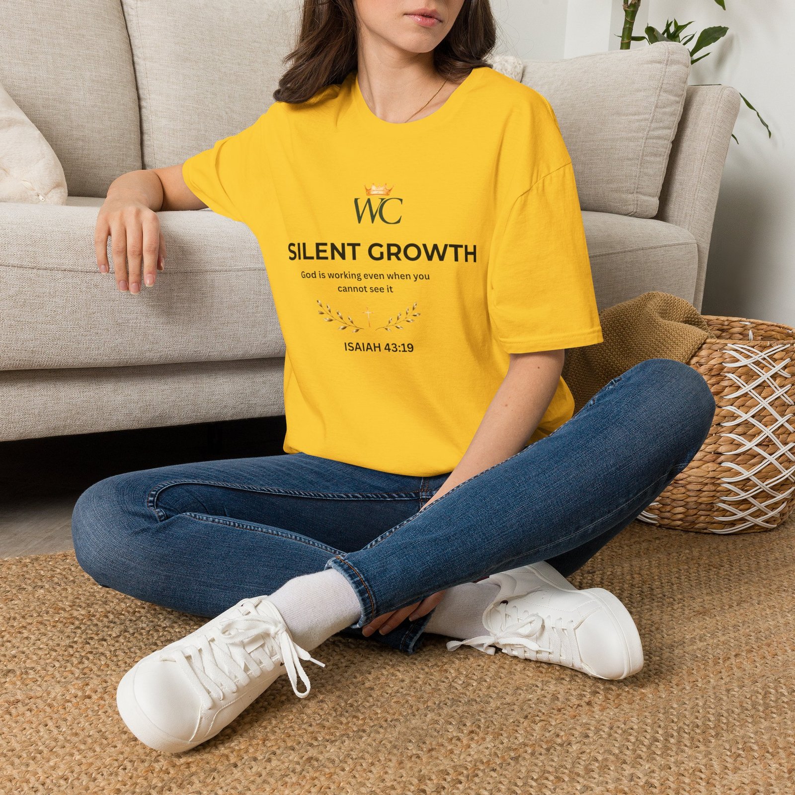 Silent Growth Christian T-Shirt - Image 24