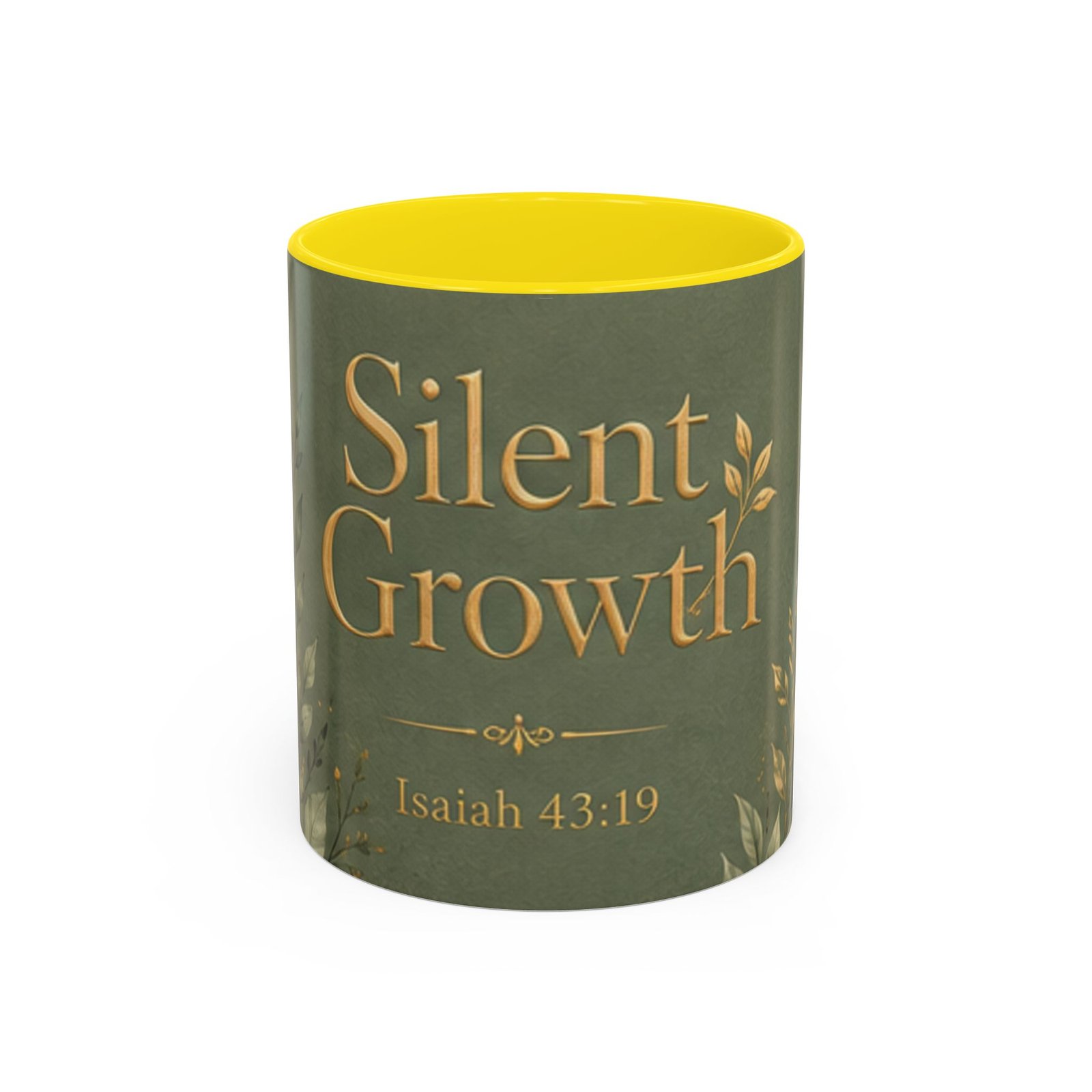 Silent Growth Scripture Accent Coffee Mug (11, 15oz) - Image 25
